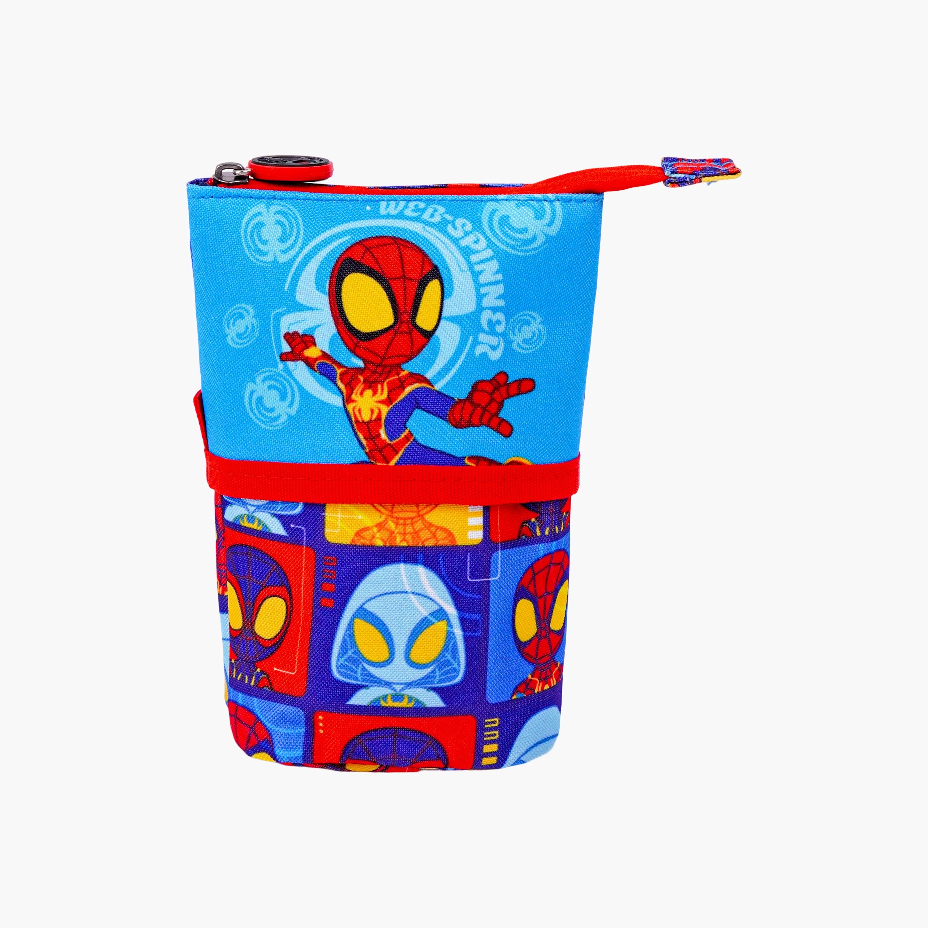 Marvel Spider Man Pencil Case with Zip Closure - Polyester-school-stationery-pencilcases-image-1