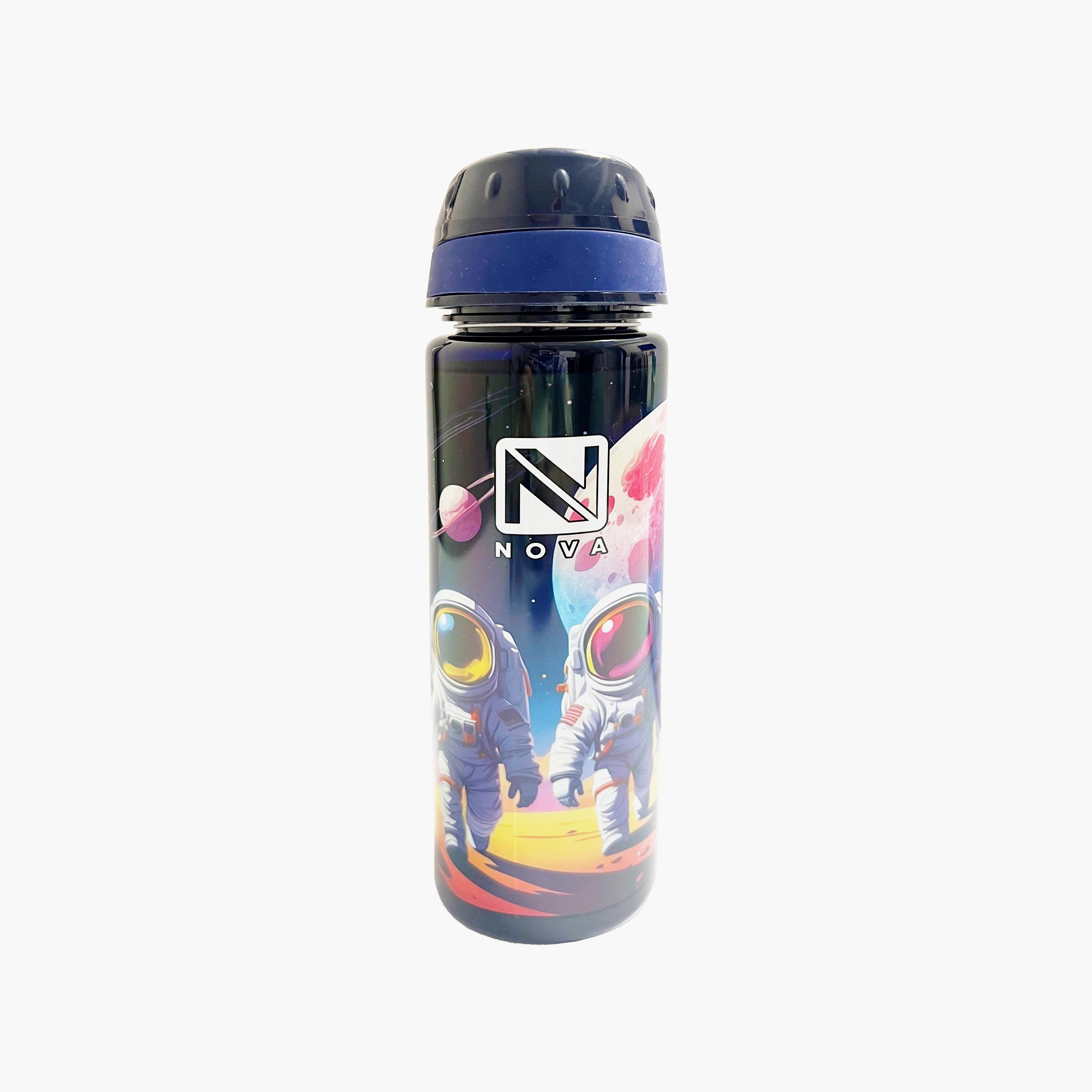 Trucare Space Plastic Water Bottle with Flip-Top Spout & Handle - 750 ml-school-waterbottles-image-1