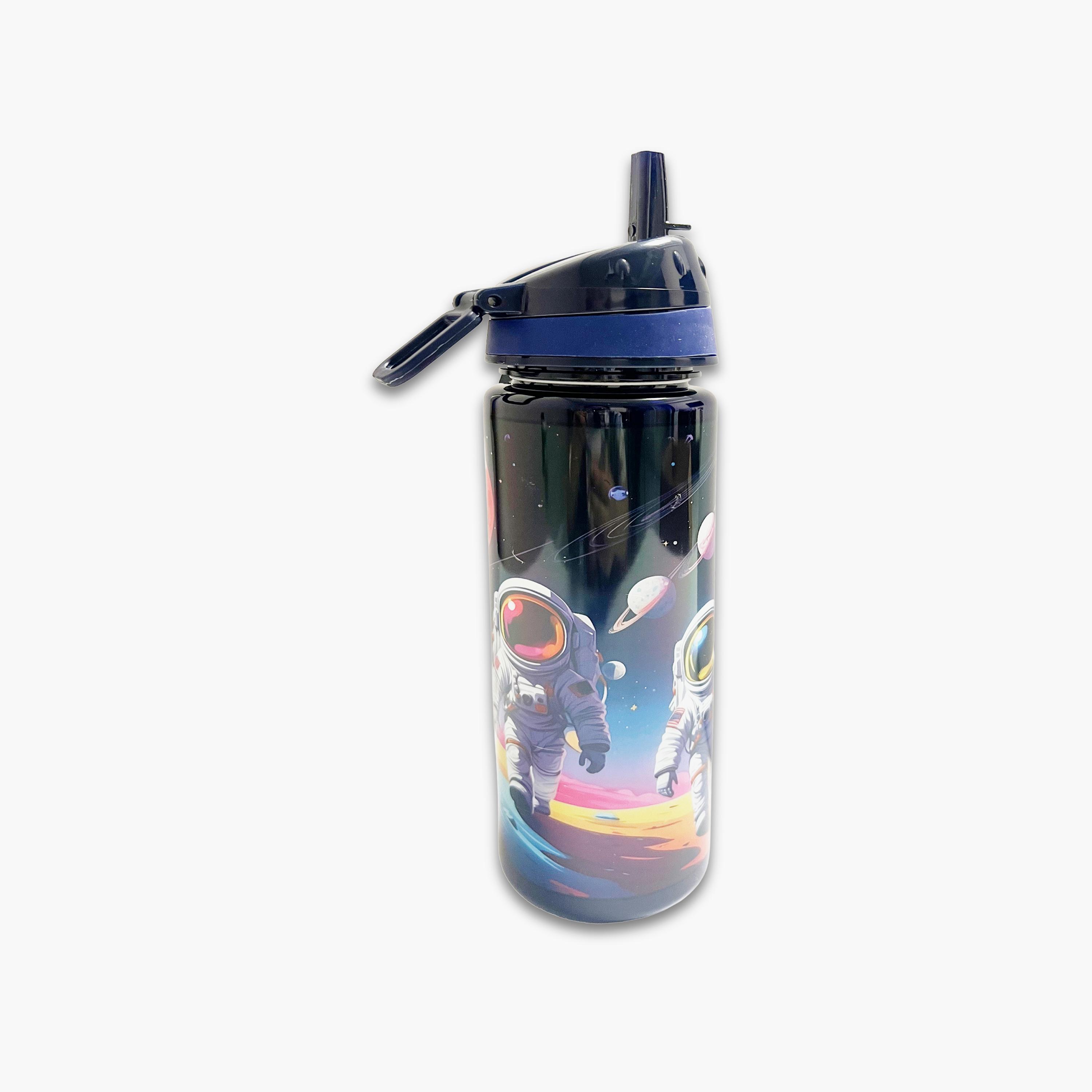 Trucare Space Plastic Water Bottle with Flip-Top Spout & Handle - 750 ml-school-waterbottles-image-3