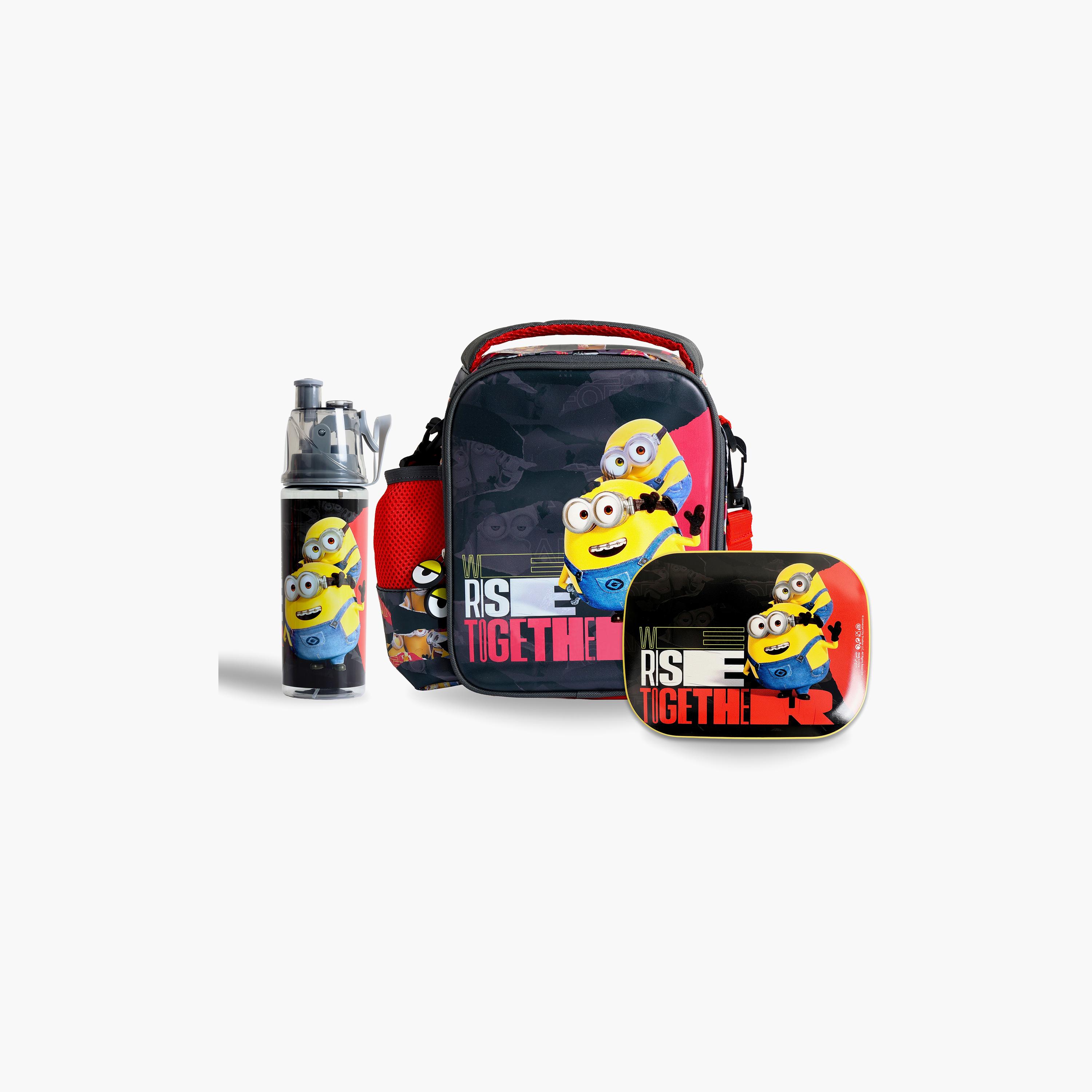 Universal Minions 3-Piece Lunch Bag Set for 8-13 Yrs with Bottle & Lunch Box-school-lunchessentials-sets-image-6