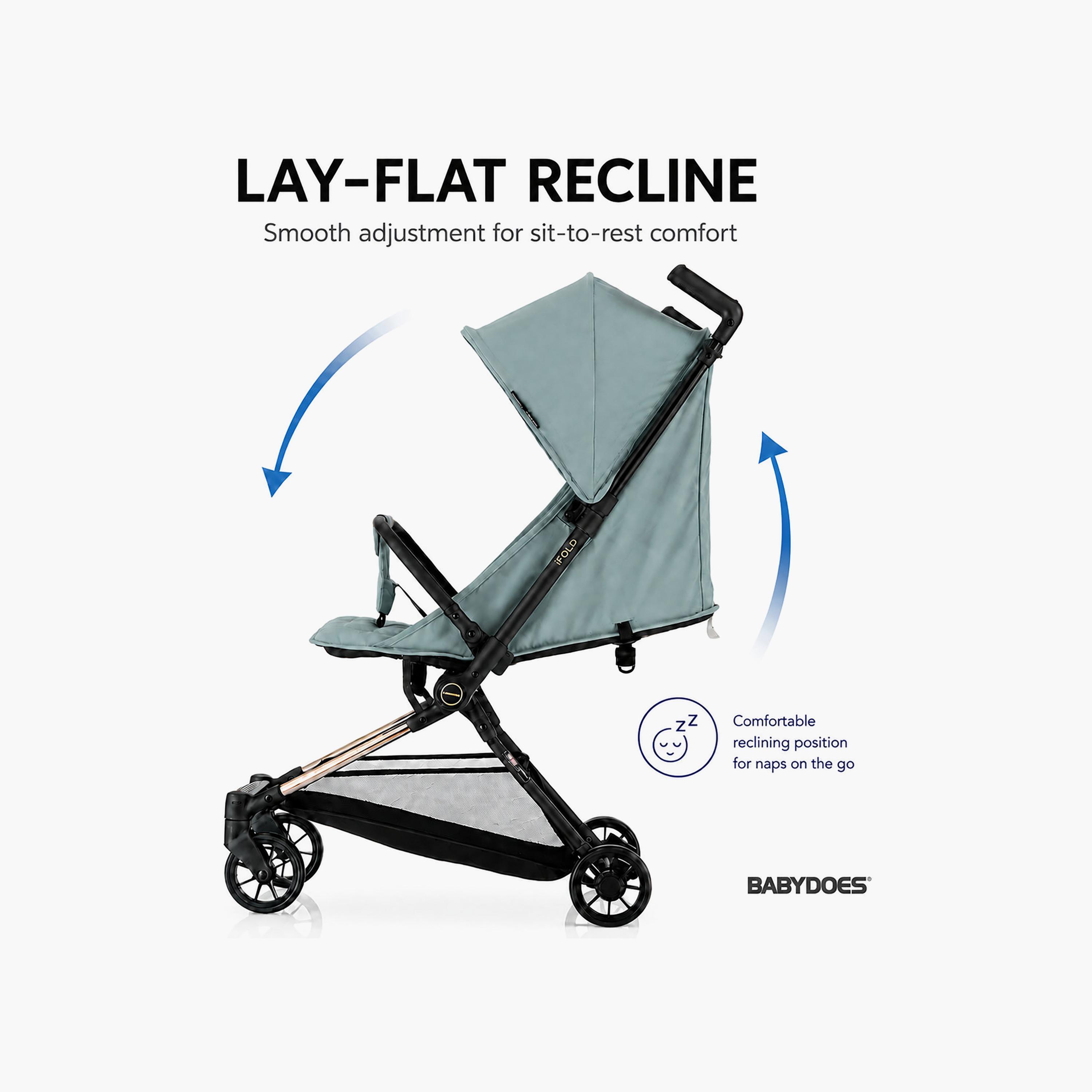 Babydoes I-Fold Ultra-Lightweight Cabin Size Foldable Stroller with Canopy & Adjustable Backrest-baby-gear-strollersandprams-strollers-image-9