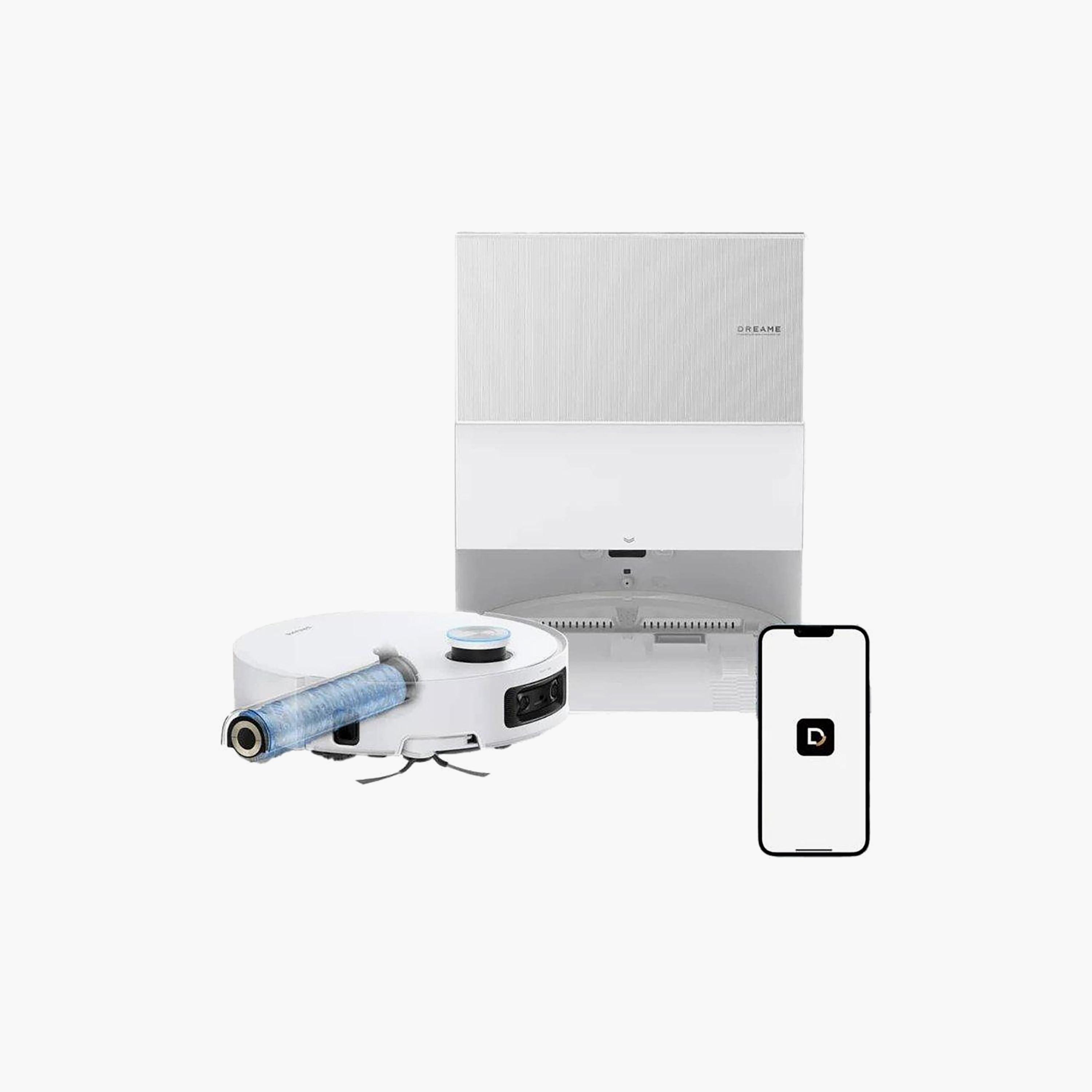 DREAME Aqua10 Ultra Roller Robot Vacuum Cleaner White | RLH71DE-1-WHITE-PROMO_EMAX_AE_ADIB_240926-image-1
