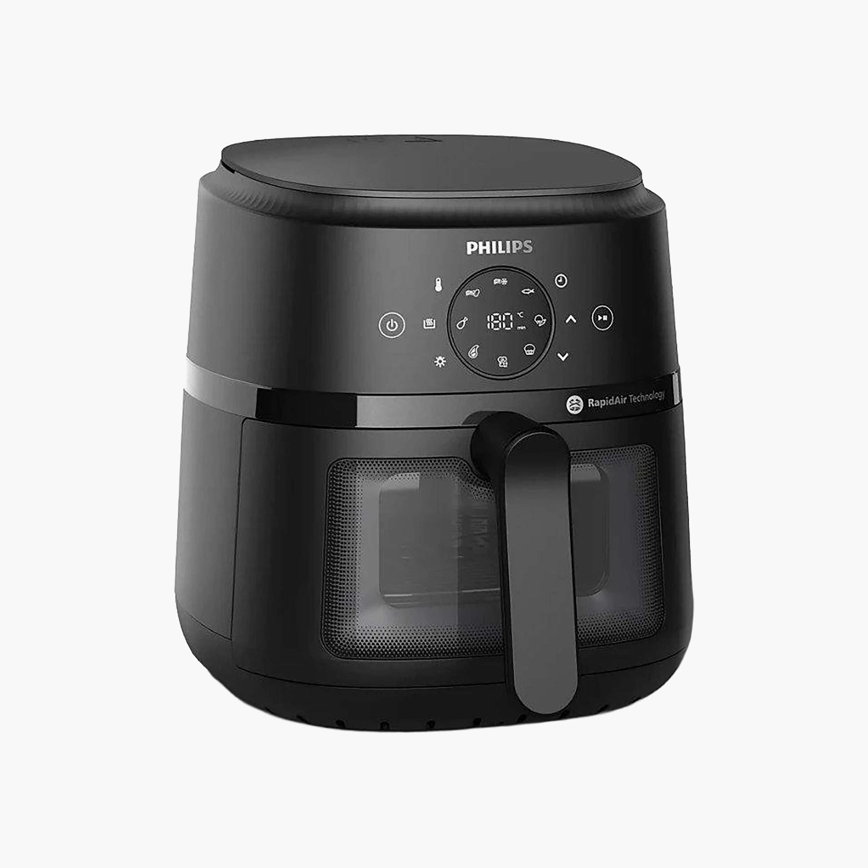 Philips 1500W 4.2L Air Fryer Black NA220/09 | NA220/09-household-appliances-kitchenappliances-airfryers-image-1
