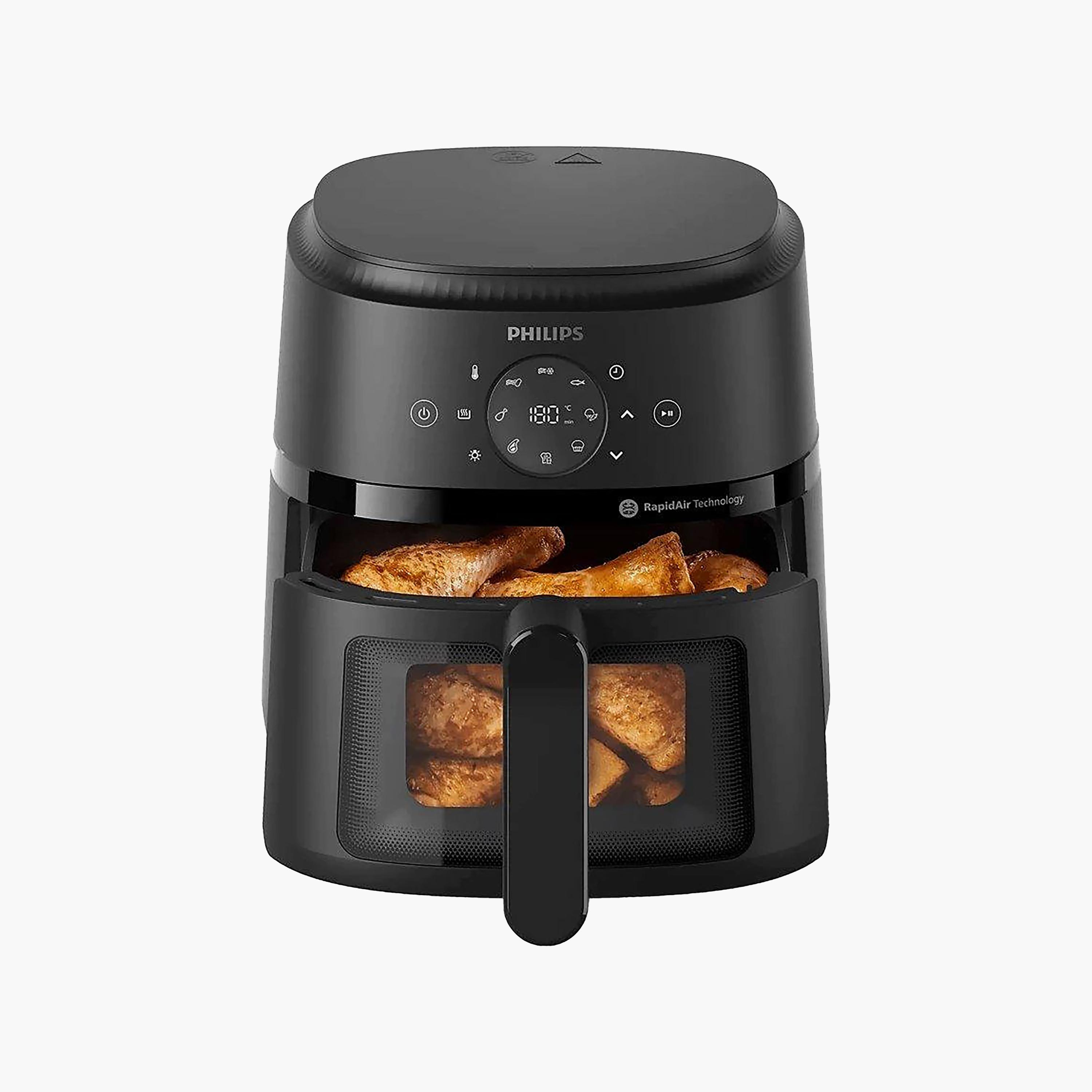 Philips 1500W 4.2L Air Fryer Black NA220/09 | NA220/09-household-appliances-kitchenappliances-airfryers-image-2