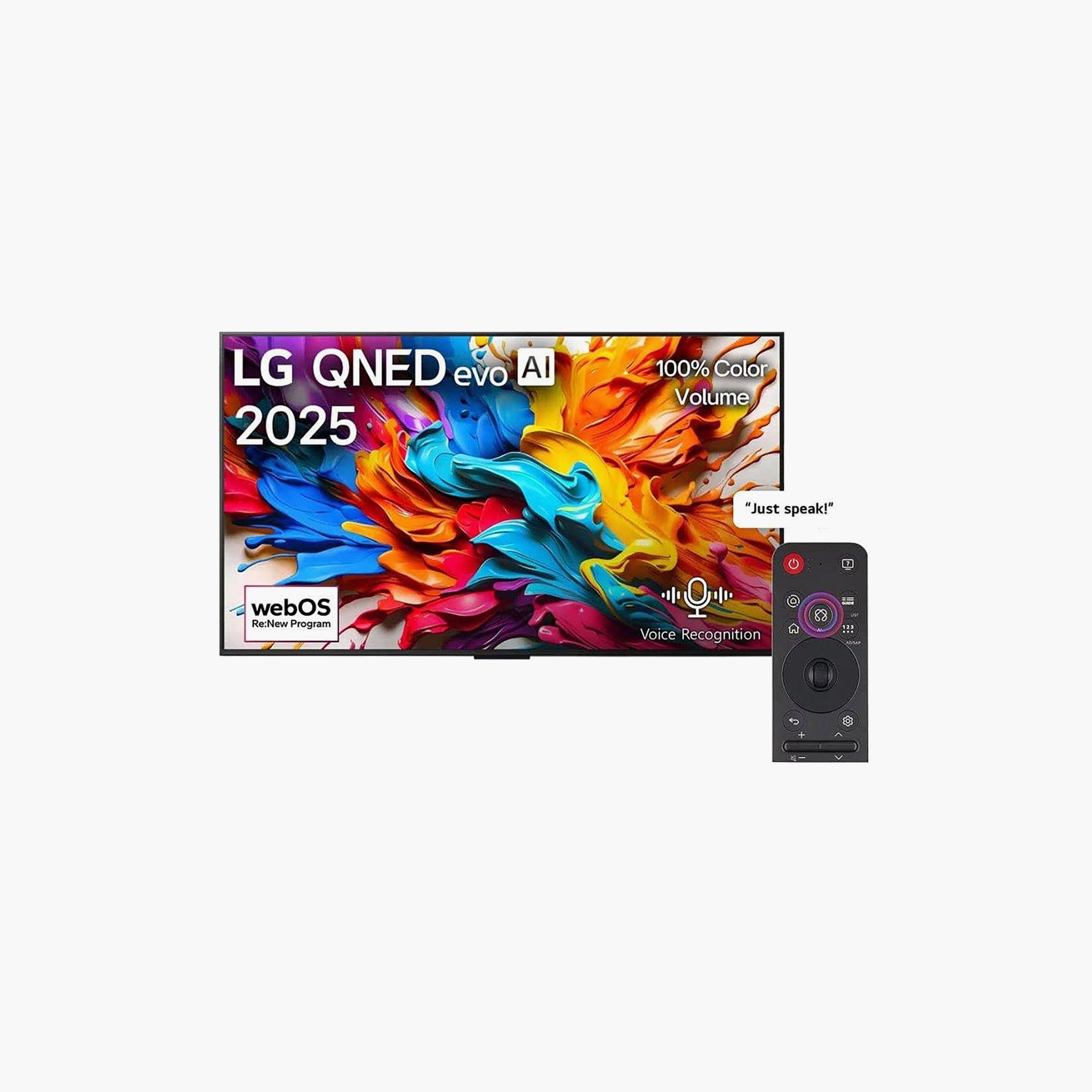 LG 86 Inch QNED evo AI QNED QNED 4K α9 AI Processor 4K Gen8 Wi Fi Bluetooth webOS 25 HDMI USB LAN Smart TV 86QNED9MA6A-AMAG (2025 - UAE Version)-PROMO_EMAX_AE_ADIB_240926-image-1