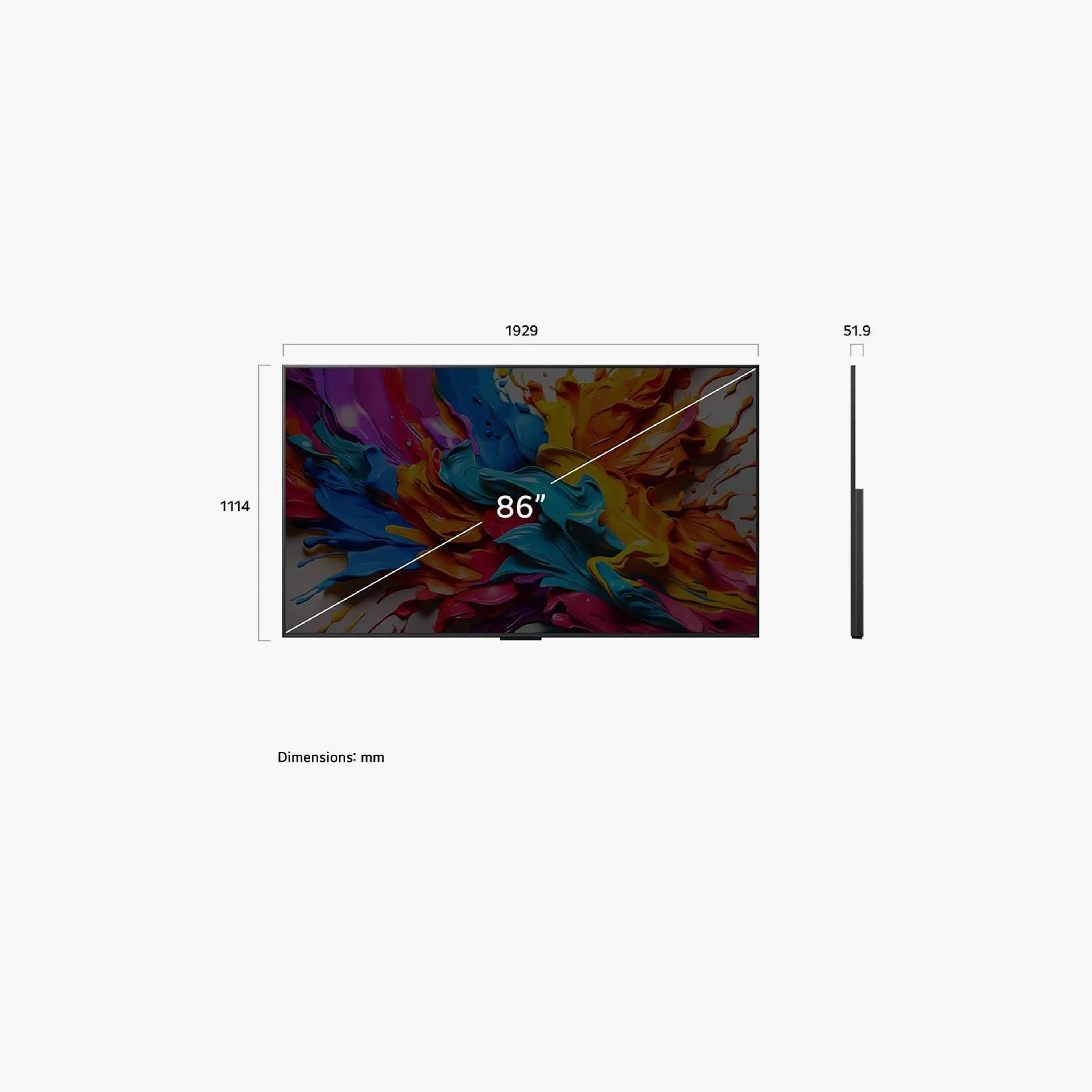 LG 86 Inch QNED evo AI QNED QNED 4K α9 AI Processor 4K Gen8 Wi Fi Bluetooth webOS 25 HDMI USB LAN Smart TV 86QNED9MA6A-AMAG (2025 - UAE Version)-PROMO_EMAX_AE_ADIB_240926-image-4