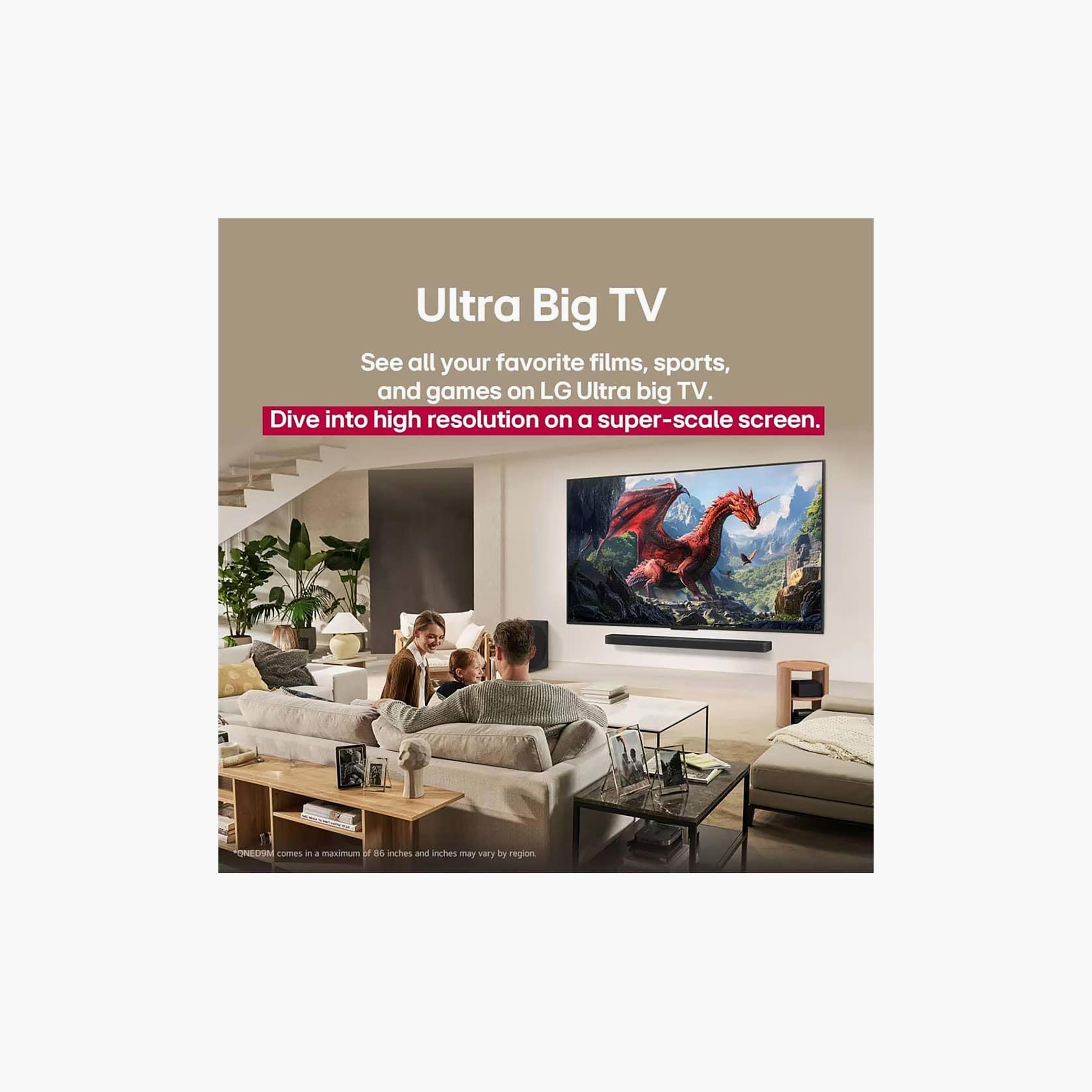 LG 86 Inch QNED evo AI QNED QNED 4K α9 AI Processor 4K Gen8 Wi Fi Bluetooth webOS 25 HDMI USB LAN Smart TV 86QNED9MA6A-AMAG (2025 - UAE Version)-PROMO_EMAX_AE_ADIB_240926-image-8