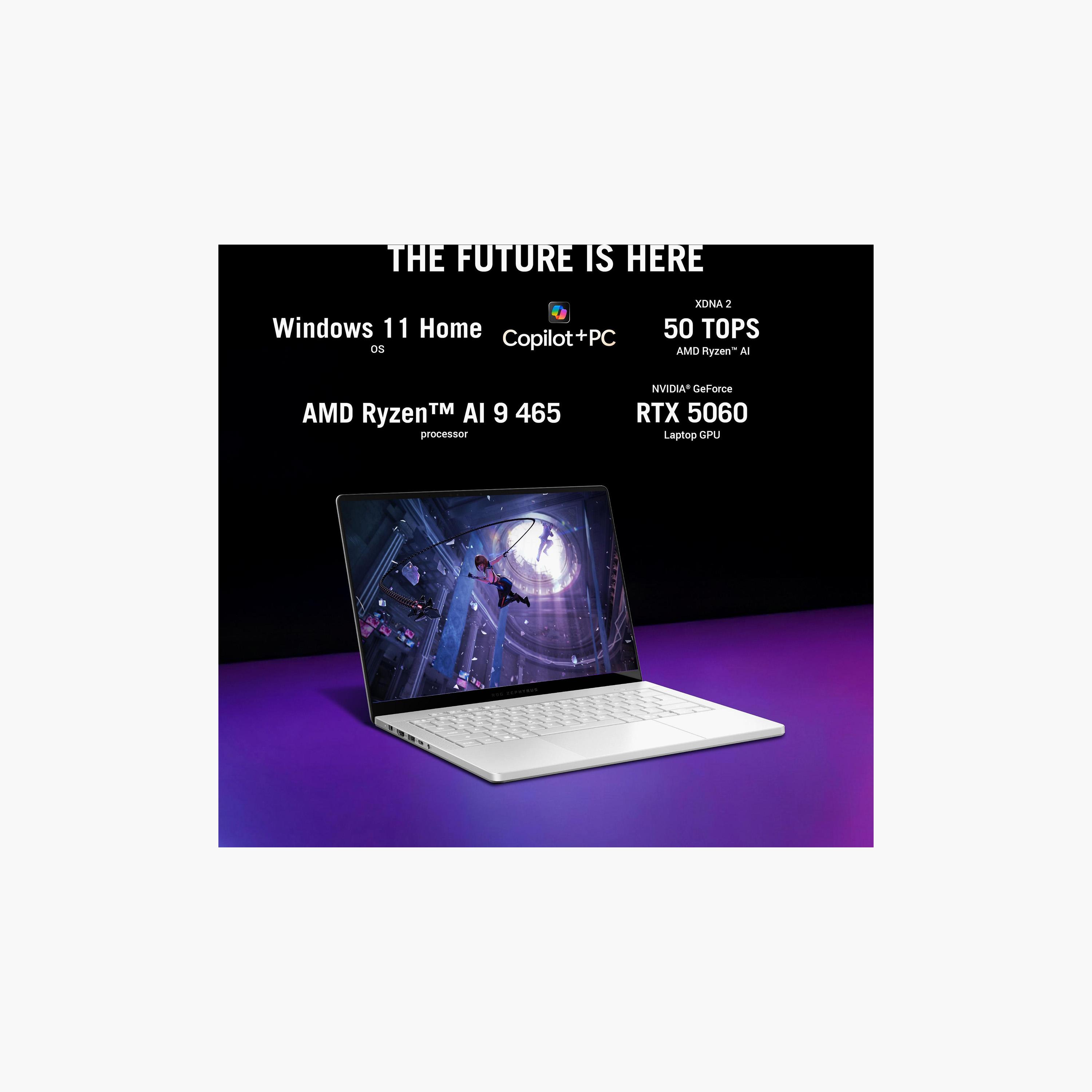 لابتوب ألعاب آر أو جي زيفيروس G14 أمد رايزن AI 9 465 1 تيرا رام 32 جيجا RTX 5060 8 جيجا 14" من أسوس-electronics-laptops-image-7