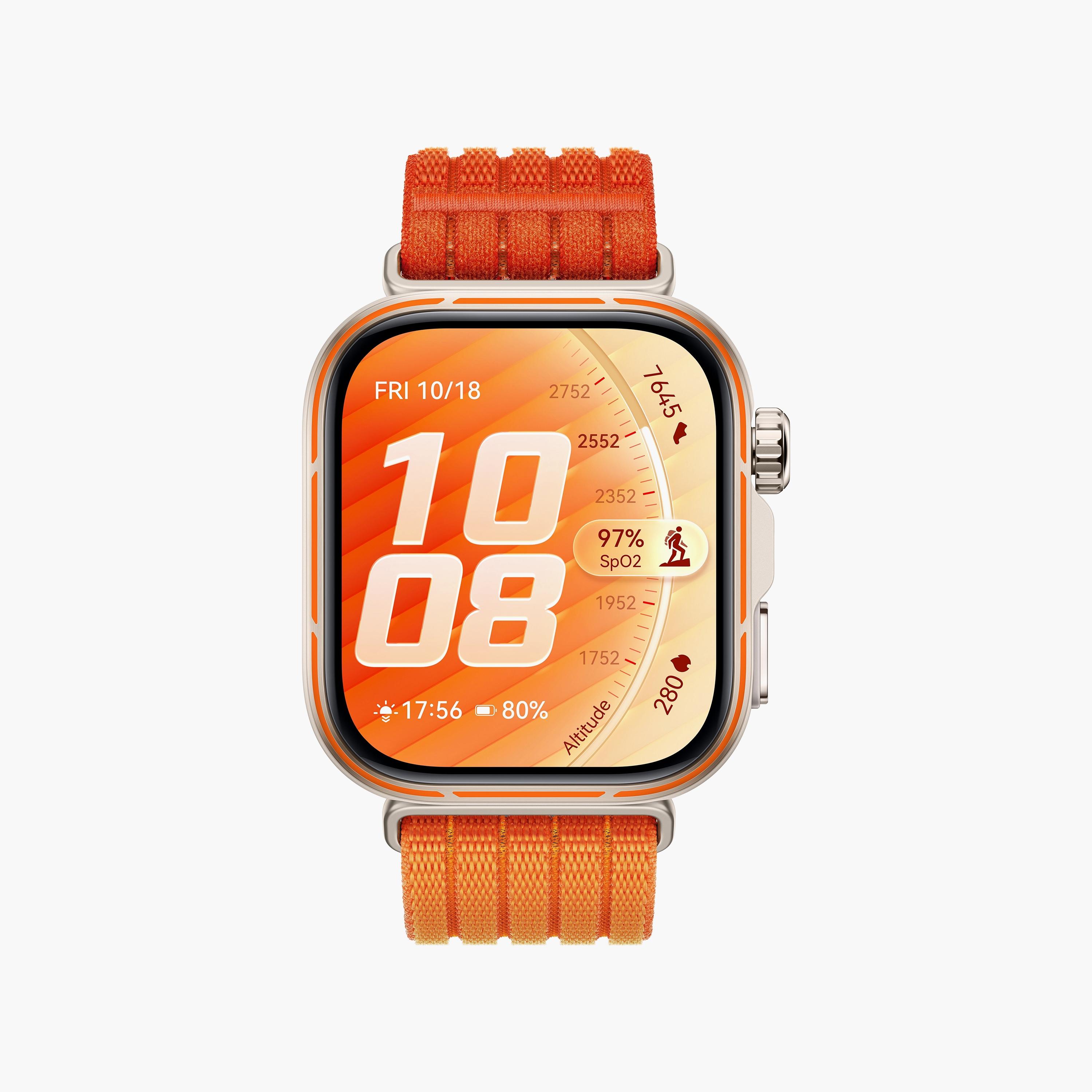 ساعة ذكية واتش فيت 5 برو NKI-B29 برتقالي من هواوي | 55020HRD-men-watchesandjewellery-watches-image-1