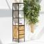 خزانة كتب من الخشب والفولاذ - آرت آند كرافت-furniture-livingroom-storageanddisplaycabinets-image-6