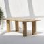 طاولة سفرة سطح خشبي 6 مقاعد لووين - آرت آند كرافت-furniture-diningroom-diningtables-image-1