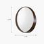 Alsaada Home Wall Mirror - 80 cm-household-walldecorandmirrors-mirrors-wallmirrors-image-3