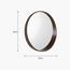 Alsaada Home Wall Mirror - 90 cm-household-walldecorandmirrors-mirrors-wallmirrors-image-3