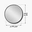 Alsaada Home Wall Mirror - 90 cm-household-walldecorandmirrors-mirrors-wallmirrors-image-3