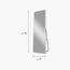 Alsaada Home Floor Mirror - 70x70 cm-household-walldecorandmirrors-mirrors-floormirrors-image-3