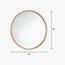 Alsaada Home Wall Mirror - 90 cm-household-walldecorandmirrors-mirrors-wallmirrors-image-3