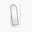 Alsaada Home Floor Mirror - 160x60 cm-household-walldecorandmirrors-mirrors-floormirrors-image-3
