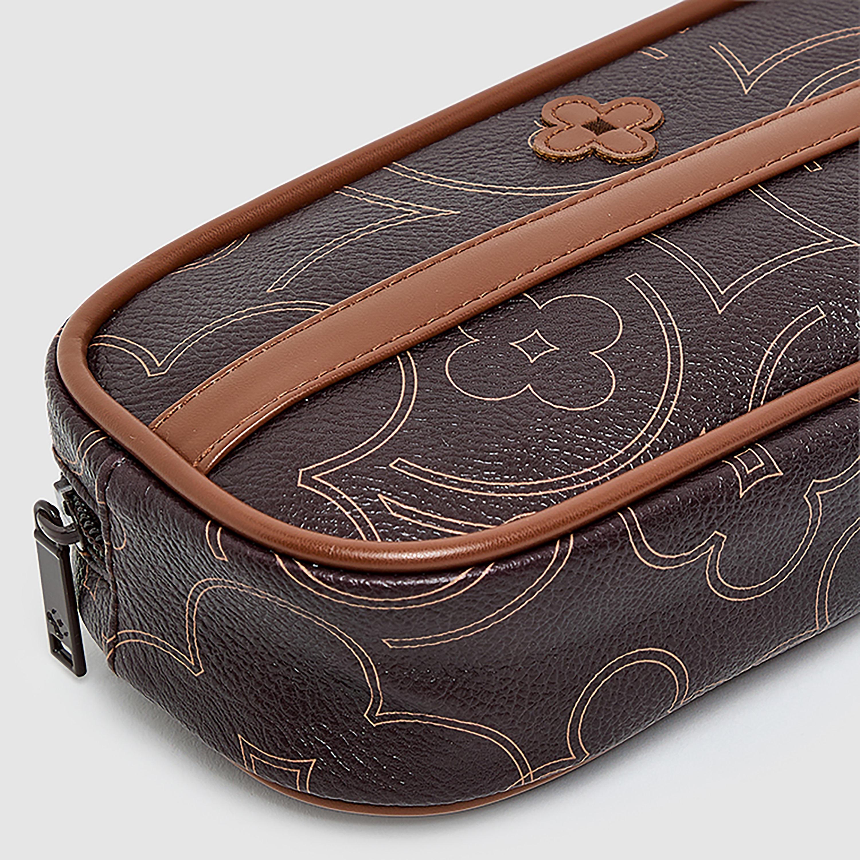 KOTON Monogram Pencil Pouch with Zip Closure | 21 x 6.5 x 6.5 CM-school-stationery-pencilcases-image-4