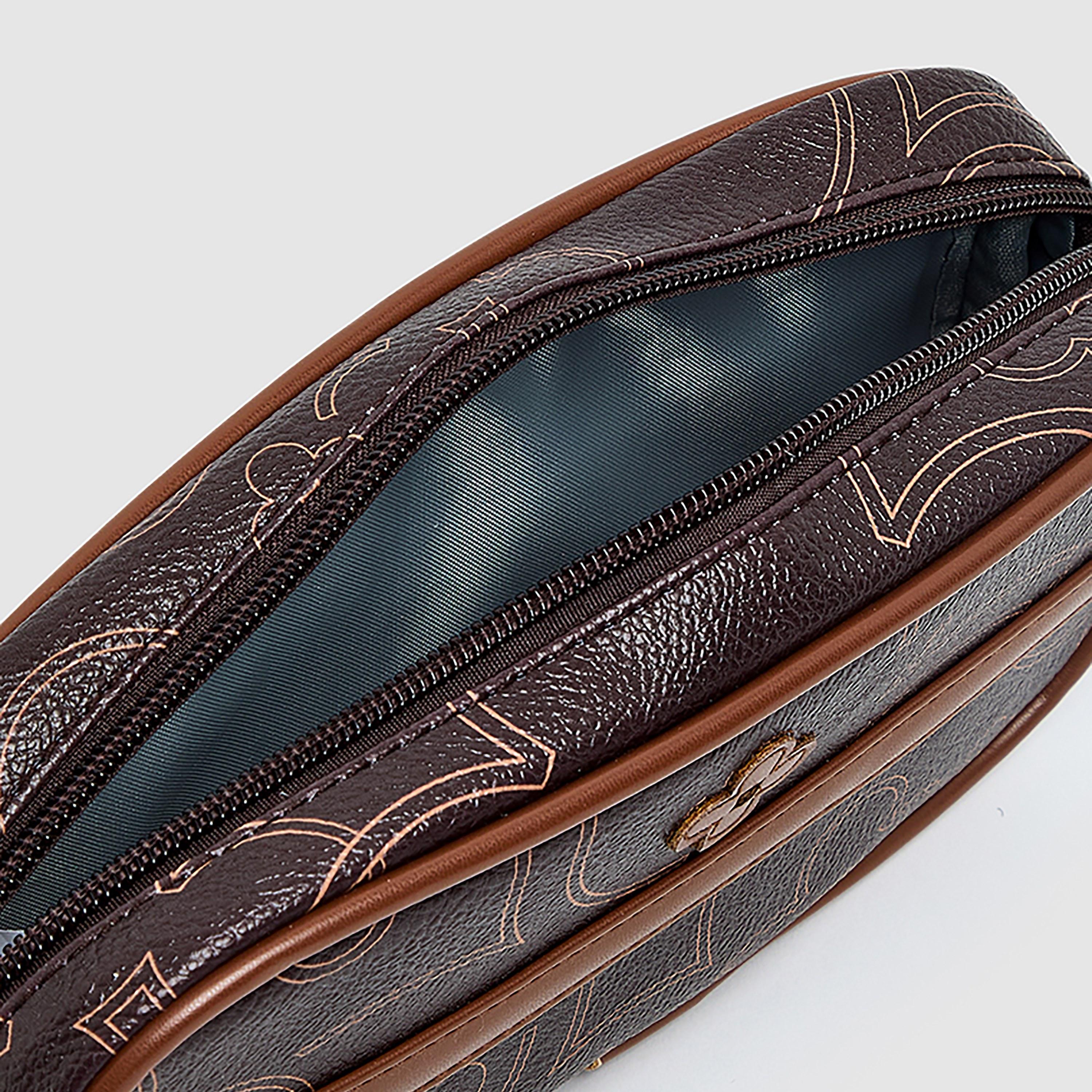 KOTON Monogram Pencil Pouch with Zip Closure | 21 x 6.5 x 6.5 CM-school-stationery-pencilcases-image-5
