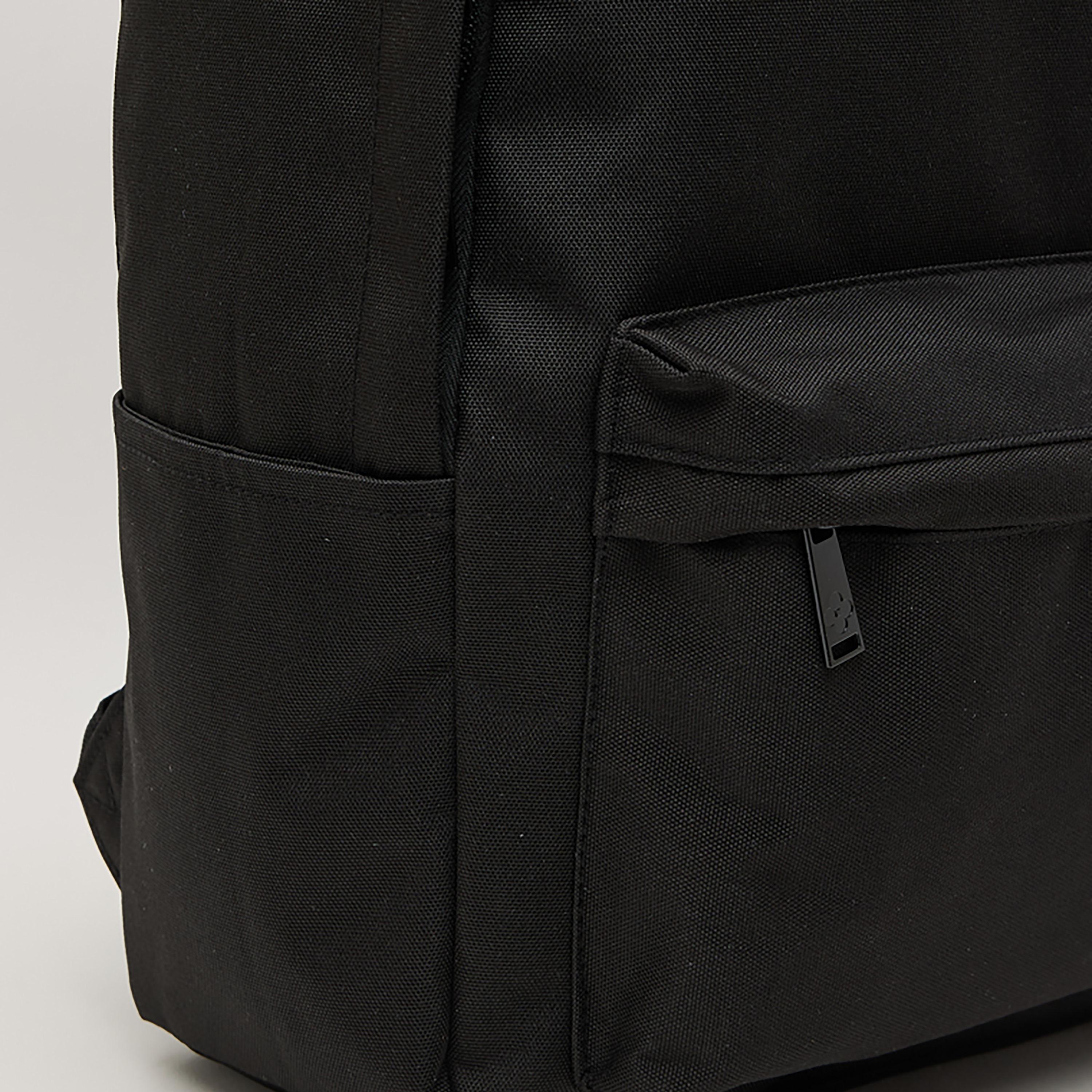 KOTON Plain Top Handle Backpack with Zip Closure & Adjustable Shoulder Straps | 44 x 29 x 15 CM-school-bagsandbackpacks-backpacks-image-4