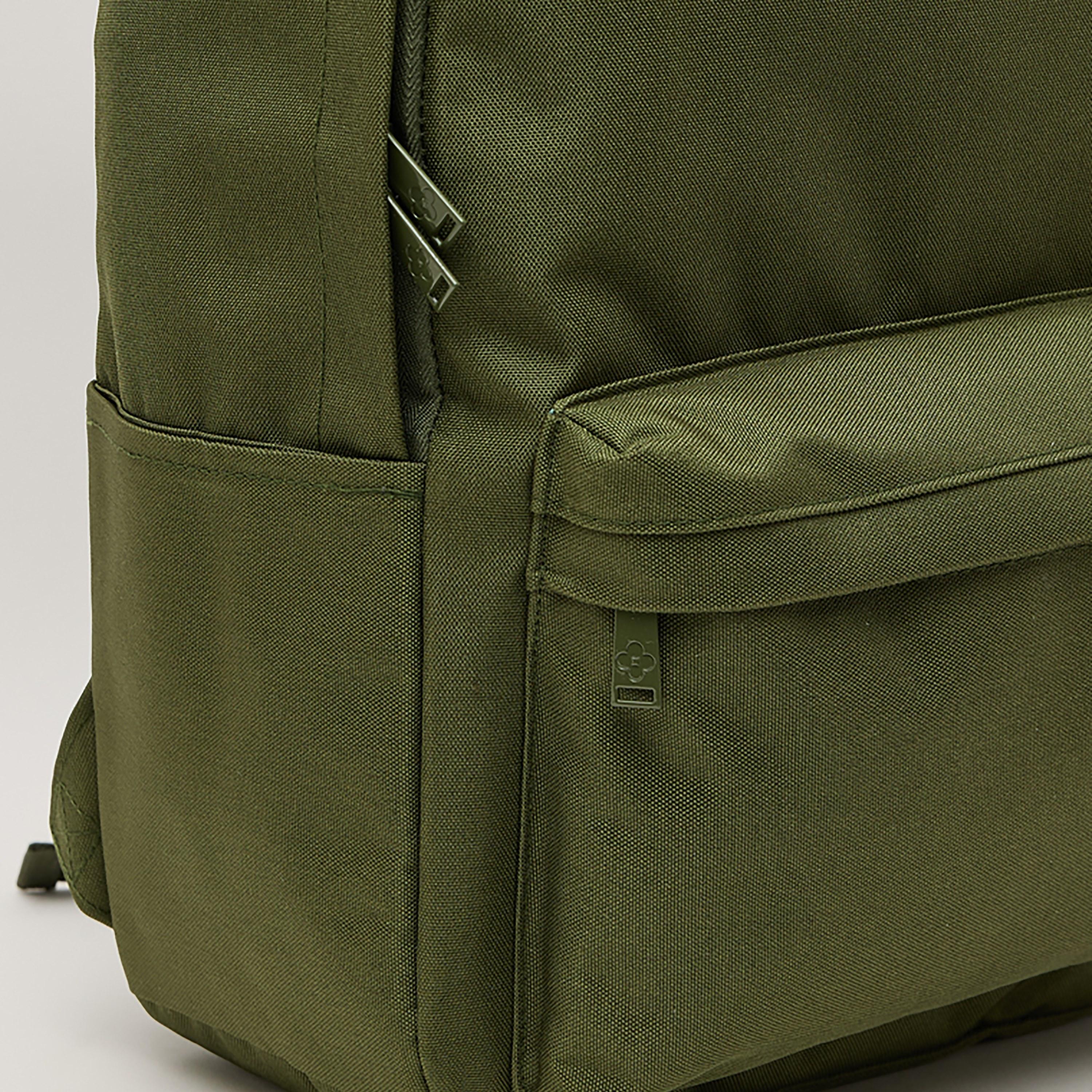 KOTON Plain Top Handle Backpack with Zip Closure & Adjustable Shoulder Straps | 44 x 29 x 15 CM-school-bagsandbackpacks-backpacks-image-4