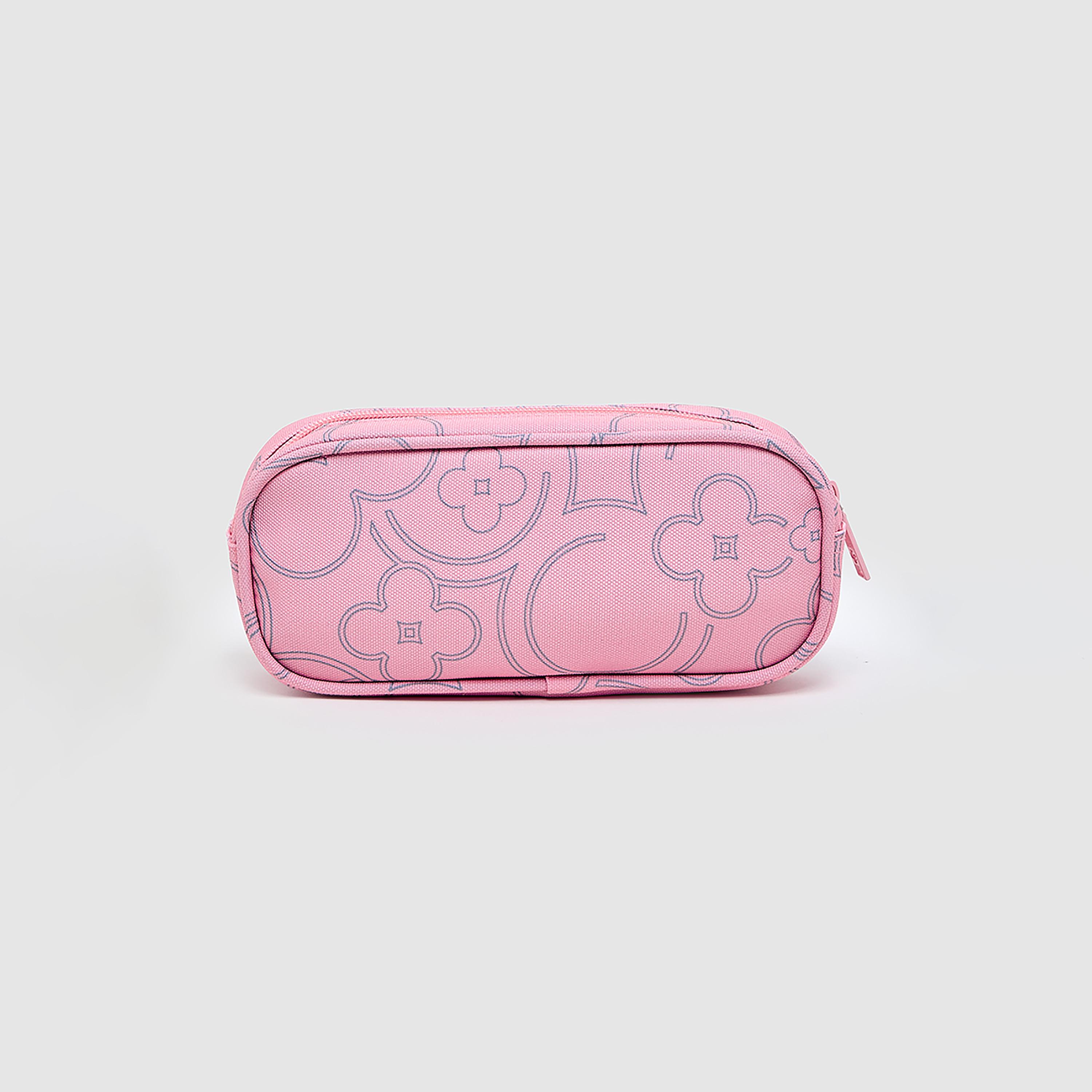 KOTON Monogram Pencil Pouch with Zip Closure | 21 x 6.5 x 6.5 CM-school-stationery-pencilcases-image-3