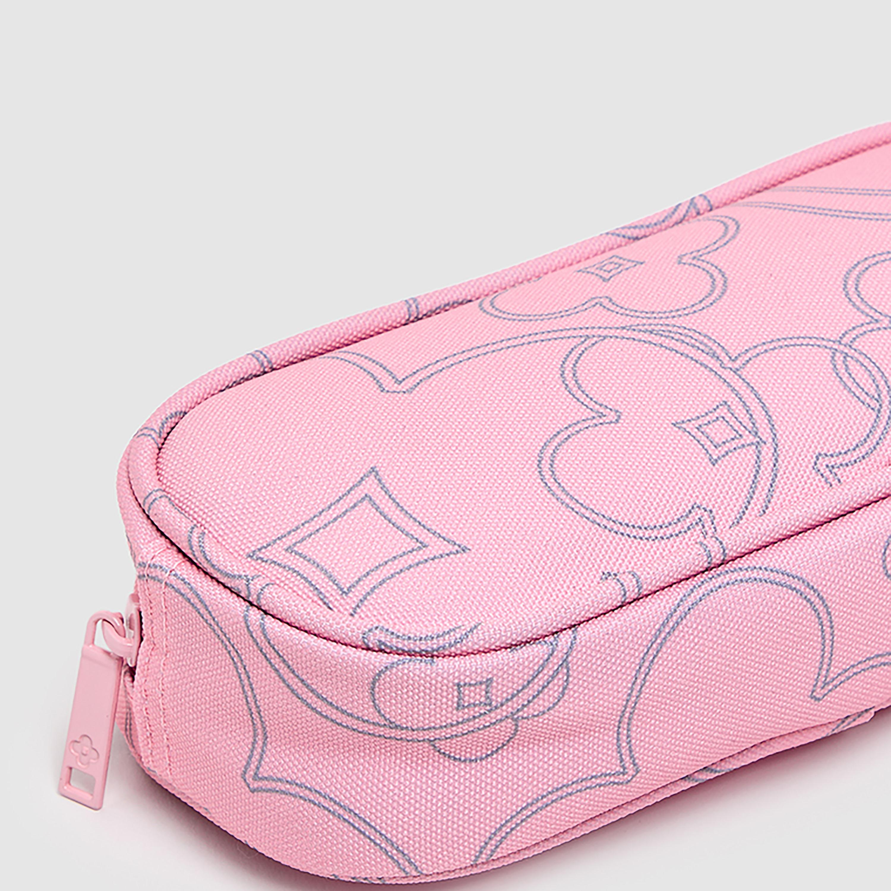 KOTON Monogram Pencil Pouch with Zip Closure | 21 x 6.5 x 6.5 CM-school-stationery-pencilcases-image-4