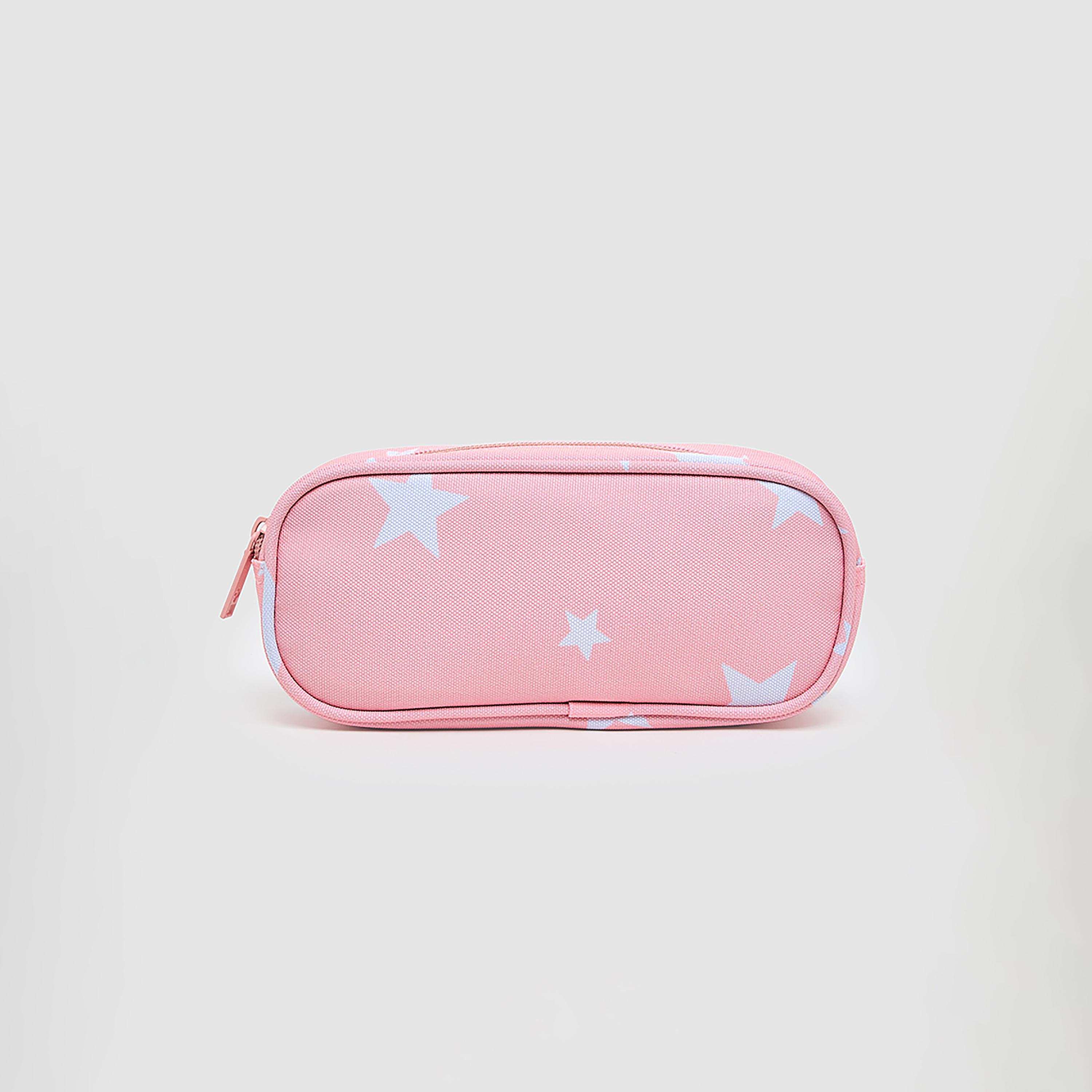 KOTON Printed Pencil Pouch with Zip Closure | 21 x 6.5 x 6.5 CM-school-stationery-pencilcases-image-1
