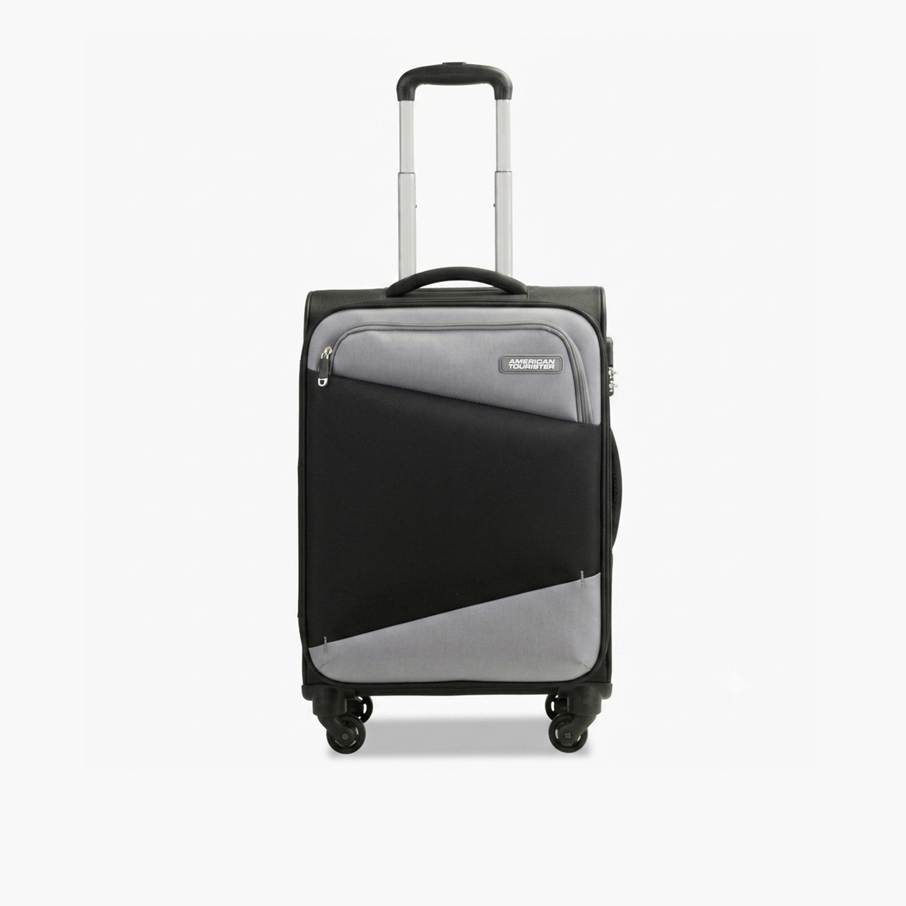 American Tourister Mystic 55 CM Small Cabin Polyester Soft-Sided 4-Wheeler Spinner Trolley Bag with Combination Lock-travel-luggagesandbags-luggage-image-5