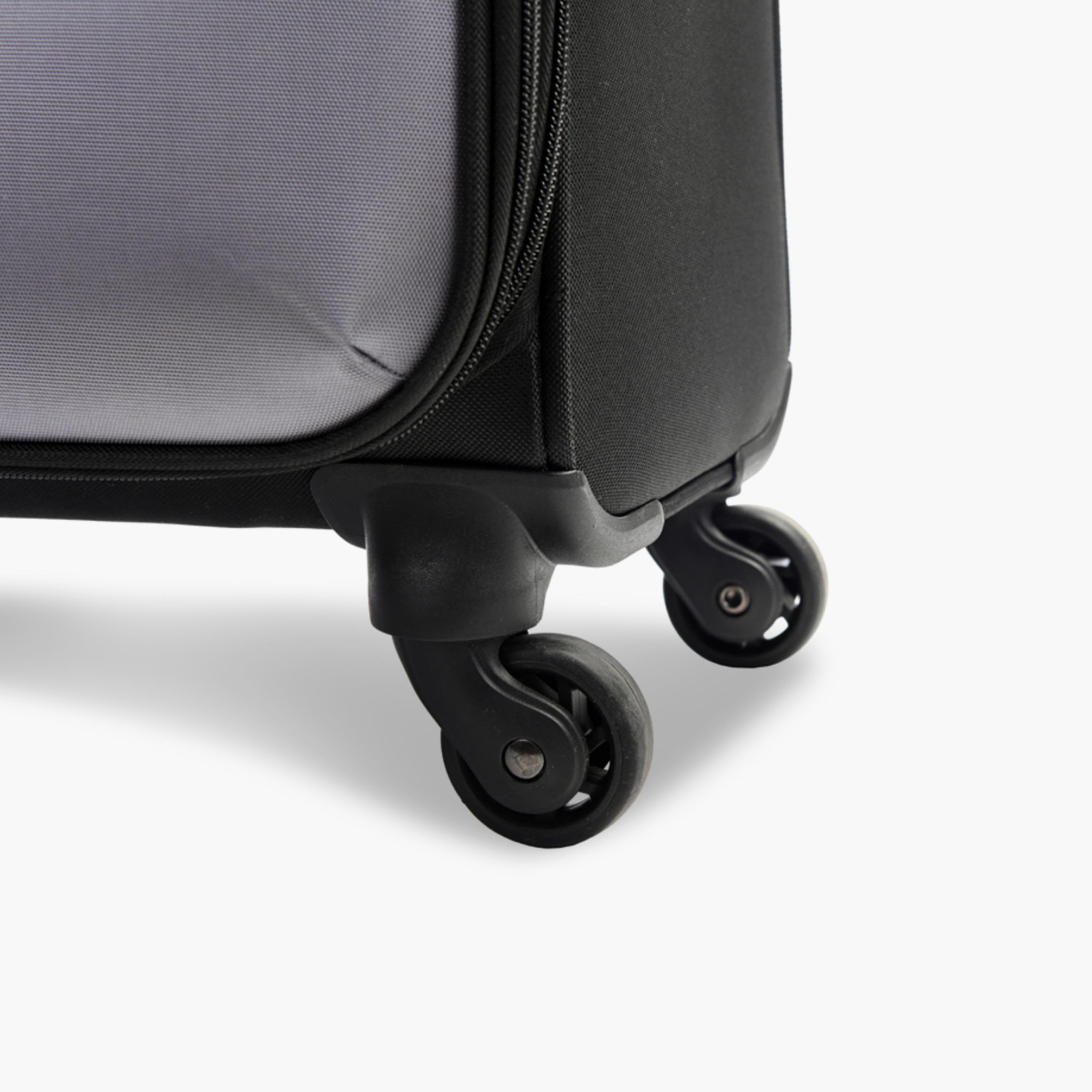 American Tourister Mystic 55 CM Small Cabin Polyester Soft-Sided 4-Wheeler Spinner Trolley Bag with Combination Lock-travel-luggagesandbags-luggage-image-8