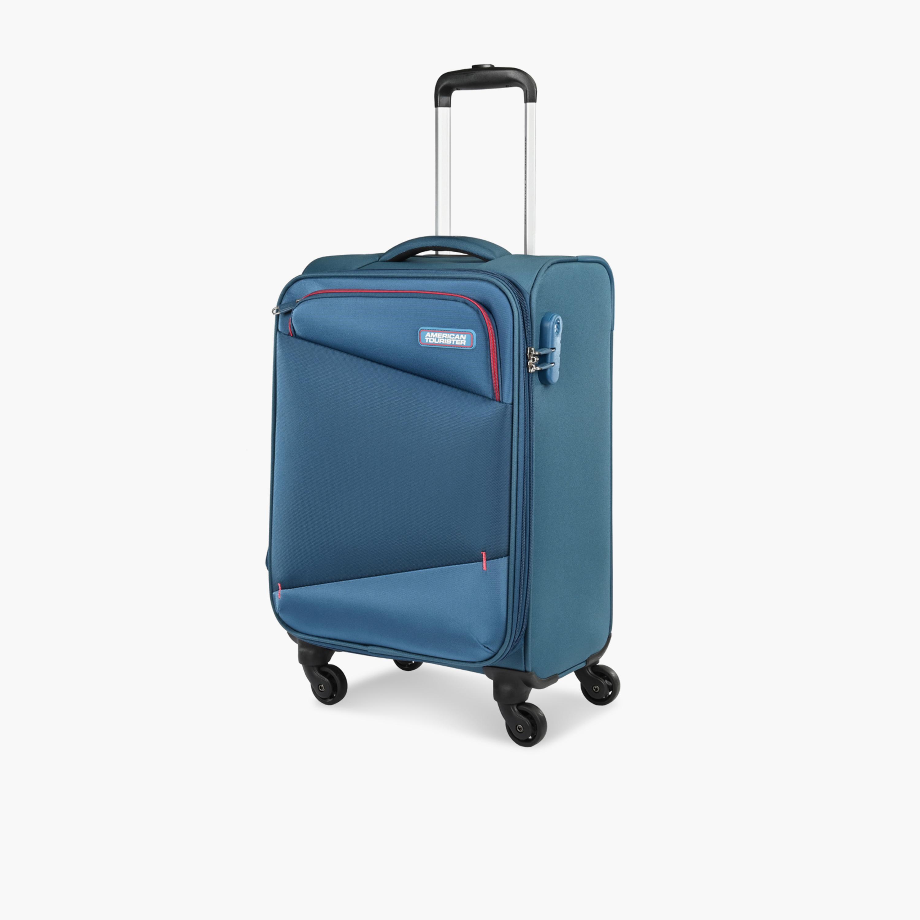 American Tourister Mystic 55 CM Small Cabin Polyester Soft-Sided 4-Wheeler Spinner Trolley Bag with Combination Lock-travel-luggagesandbags-luggage-image-1