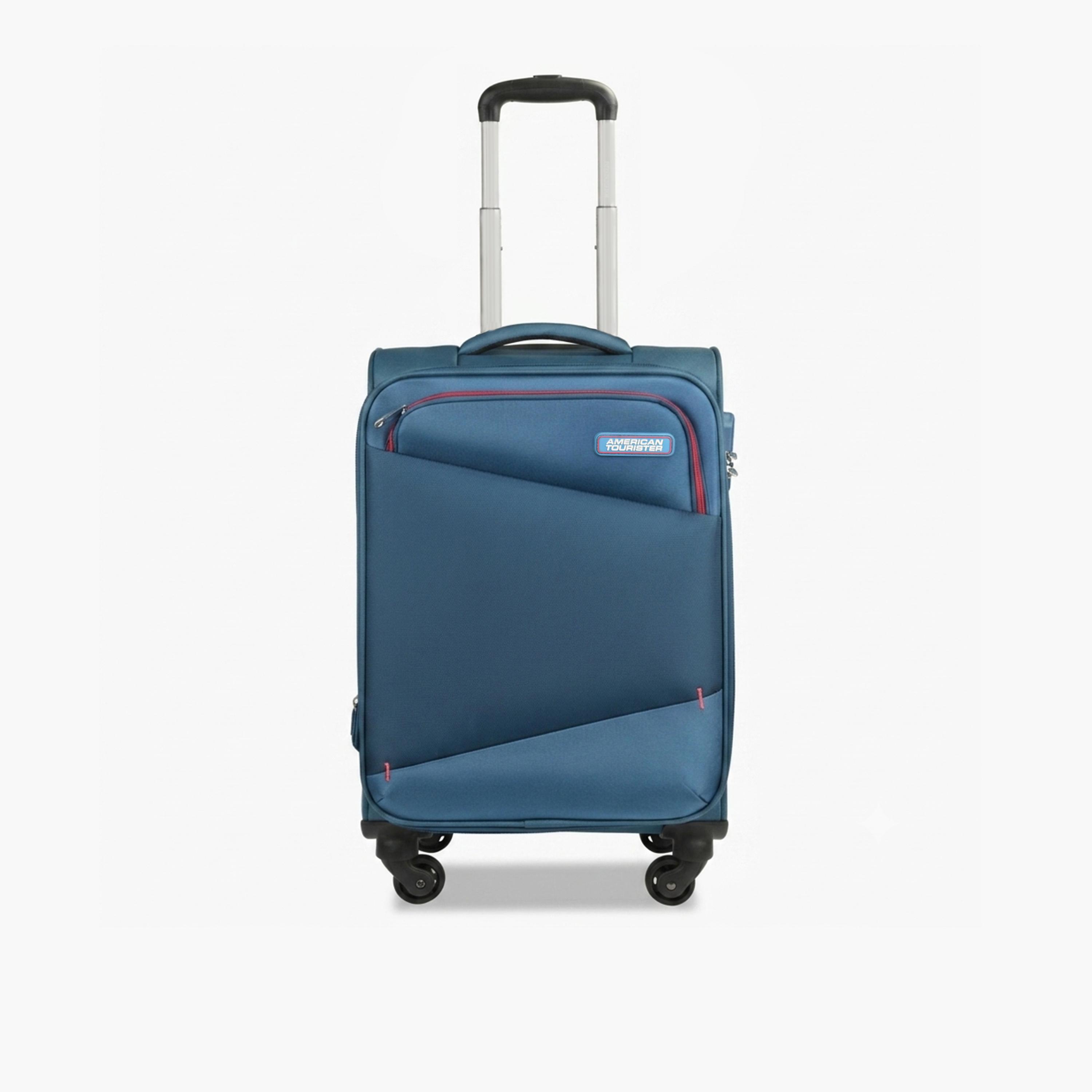 American Tourister Mystic 55 CM Small Cabin Polyester Soft-Sided 4-Wheeler Spinner Trolley Bag with Combination Lock-travel-luggagesandbags-luggage-image-5