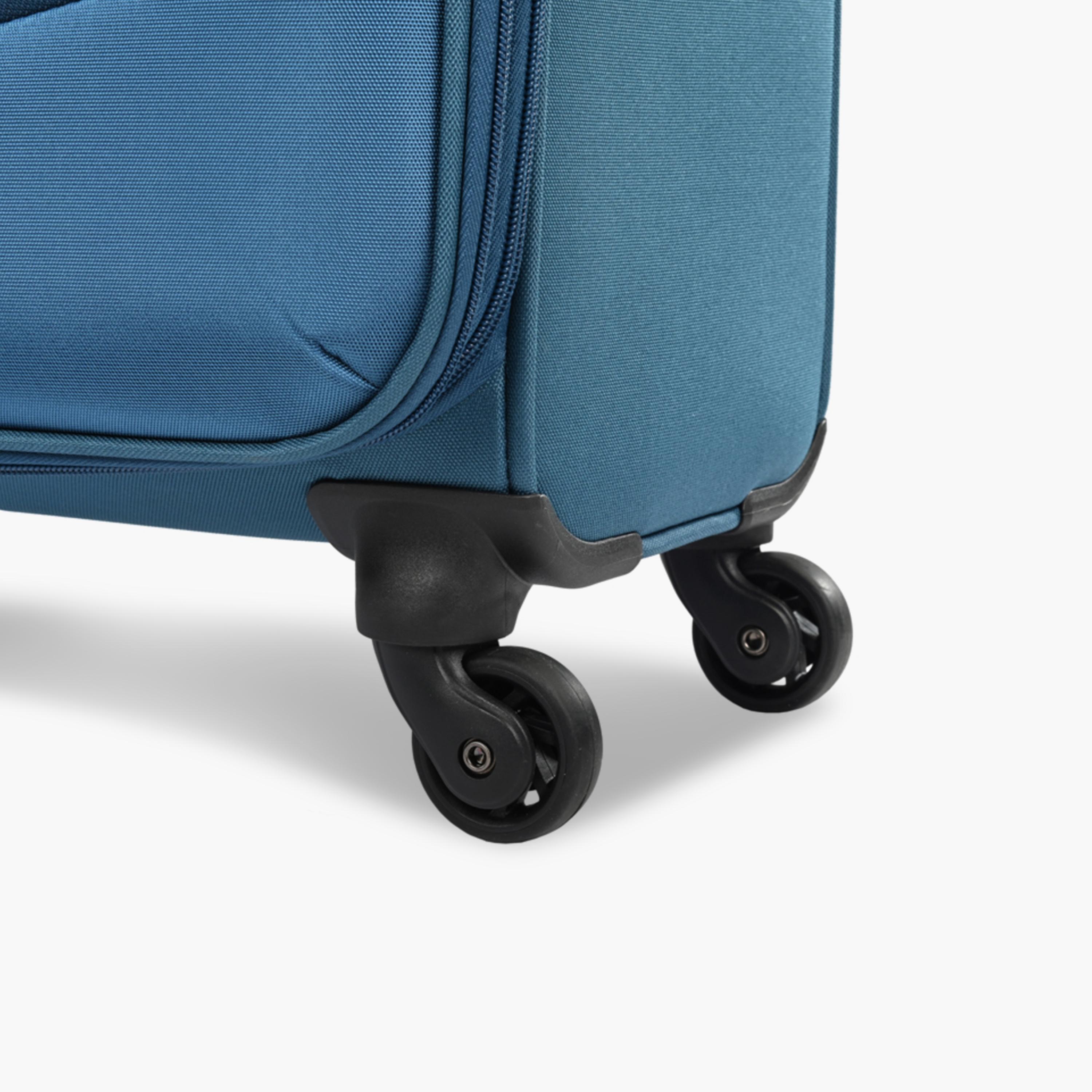 American Tourister Mystic 55 CM Small Cabin Polyester Soft-Sided 4-Wheeler Spinner Trolley Bag with Combination Lock-travel-luggagesandbags-luggage-image-8
