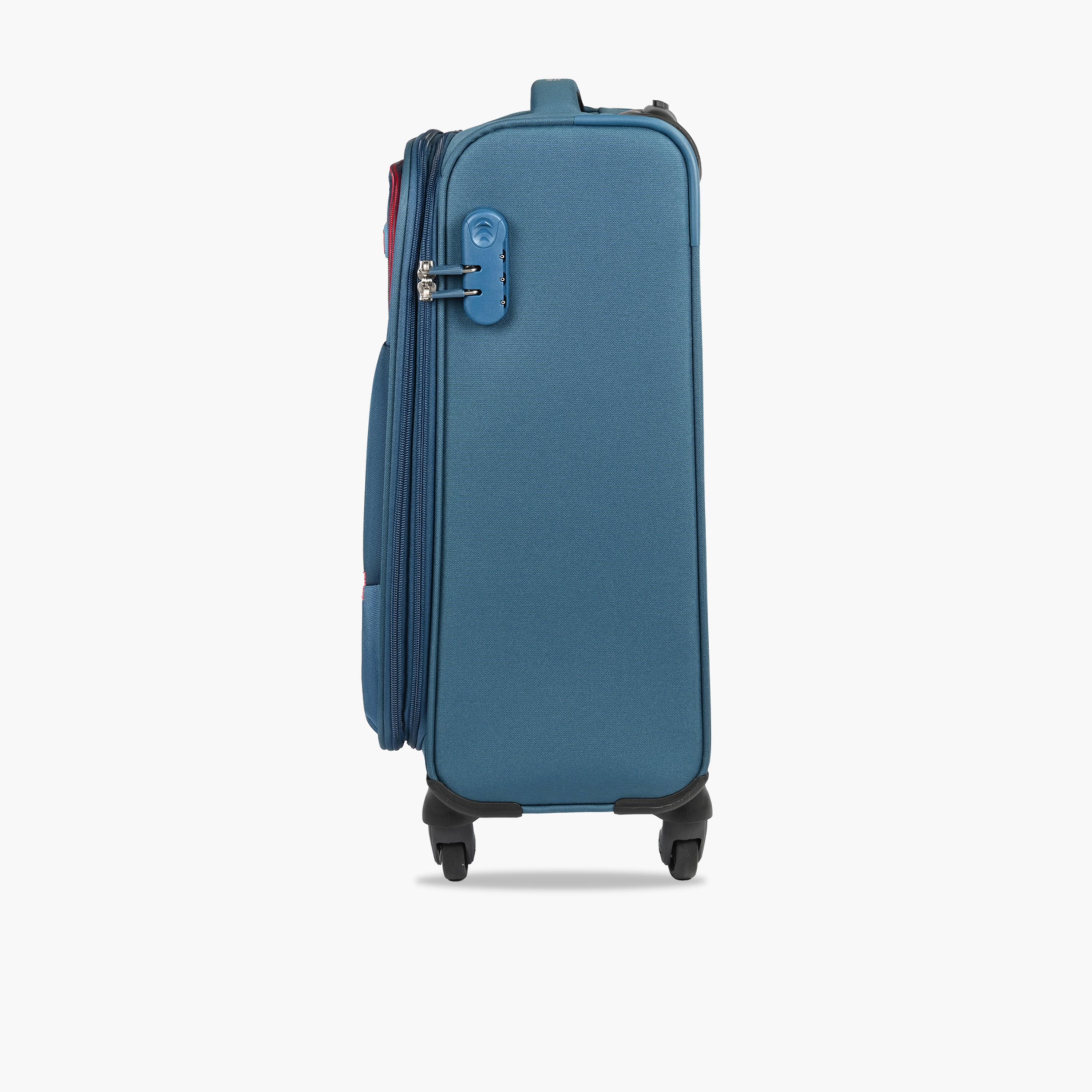 American Tourister Mystic 55 CM Small Cabin Polyester Soft-Sided 4-Wheeler Spinner Trolley Bag with Combination Lock-travel-luggagesandbags-luggage-image-9