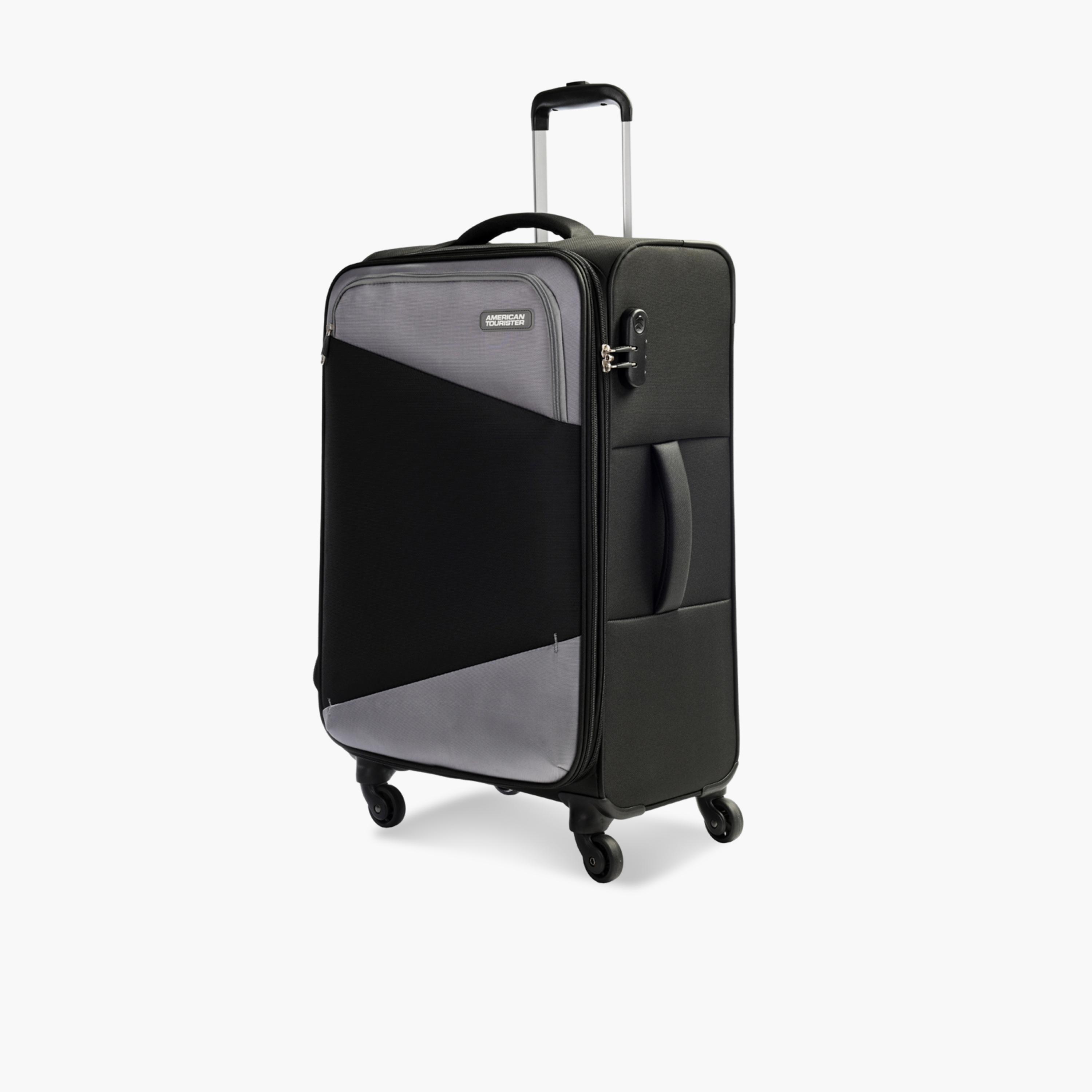 American Tourister Mystic 66 CM Medium Check-In Polyester Soft-Sided 4-Wheeler Spinner Trolley Bag with Combination Lock-travel-luggagesandbags-luggage-image-1