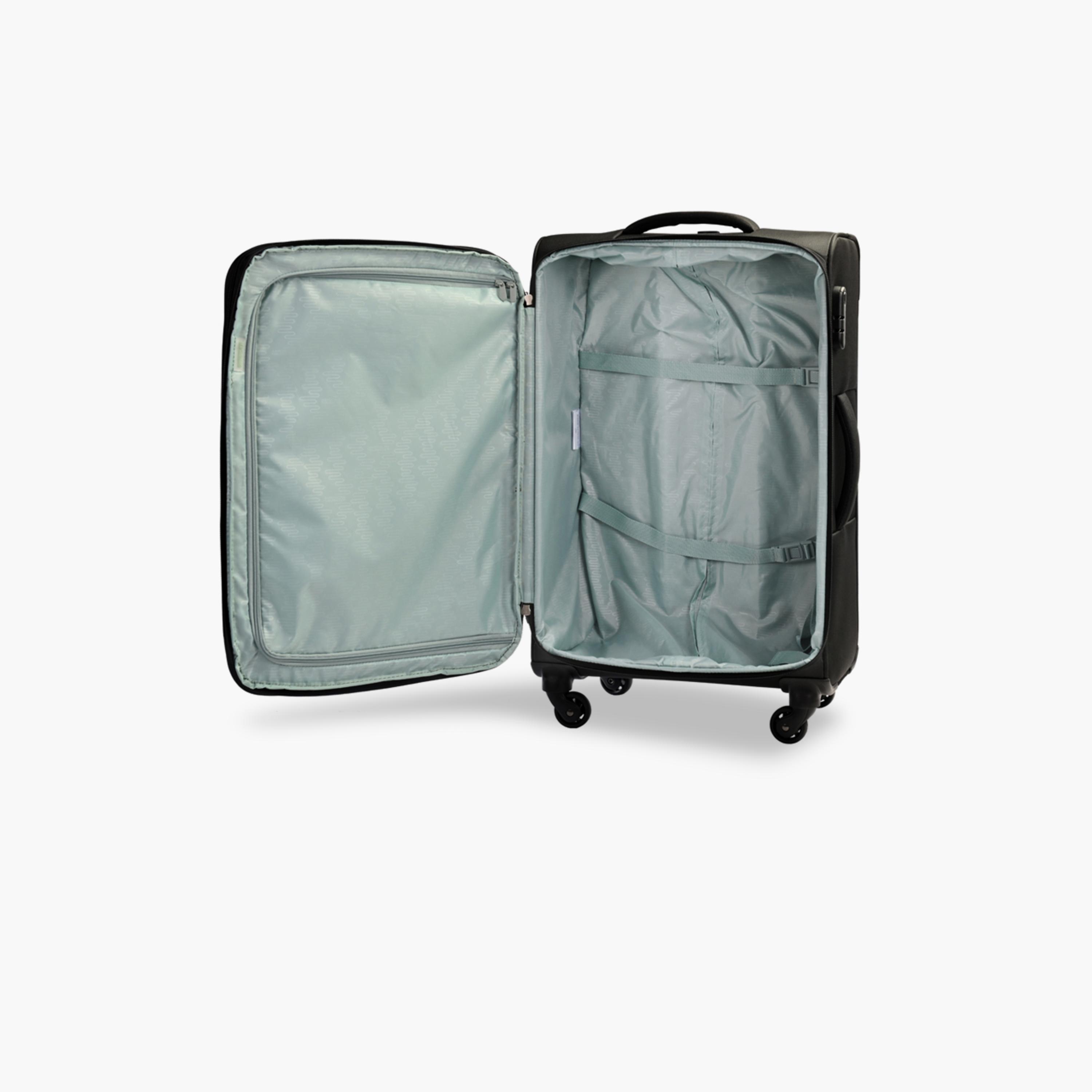 American Tourister Mystic 66 CM Medium Check-In Polyester Soft-Sided 4-Wheeler Spinner Trolley Bag with Combination Lock-travel-luggagesandbags-luggage-image-4