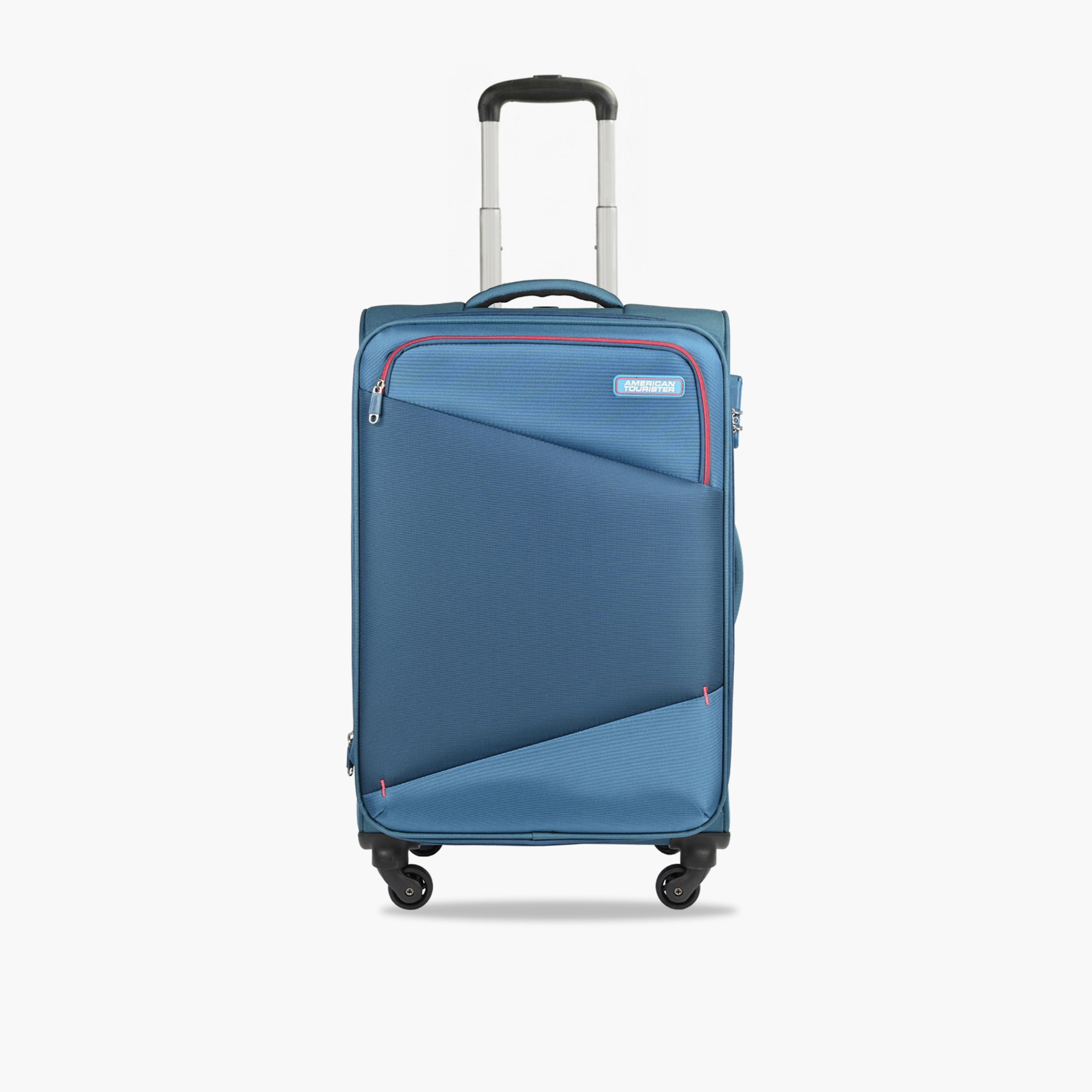 American Tourister Mystic 66 CM Medium Check-In Polyester Soft-Sided 4-Wheeler Spinner Trolley Bag with Combination Lock-travel-luggagesandbags-luggage-image-5