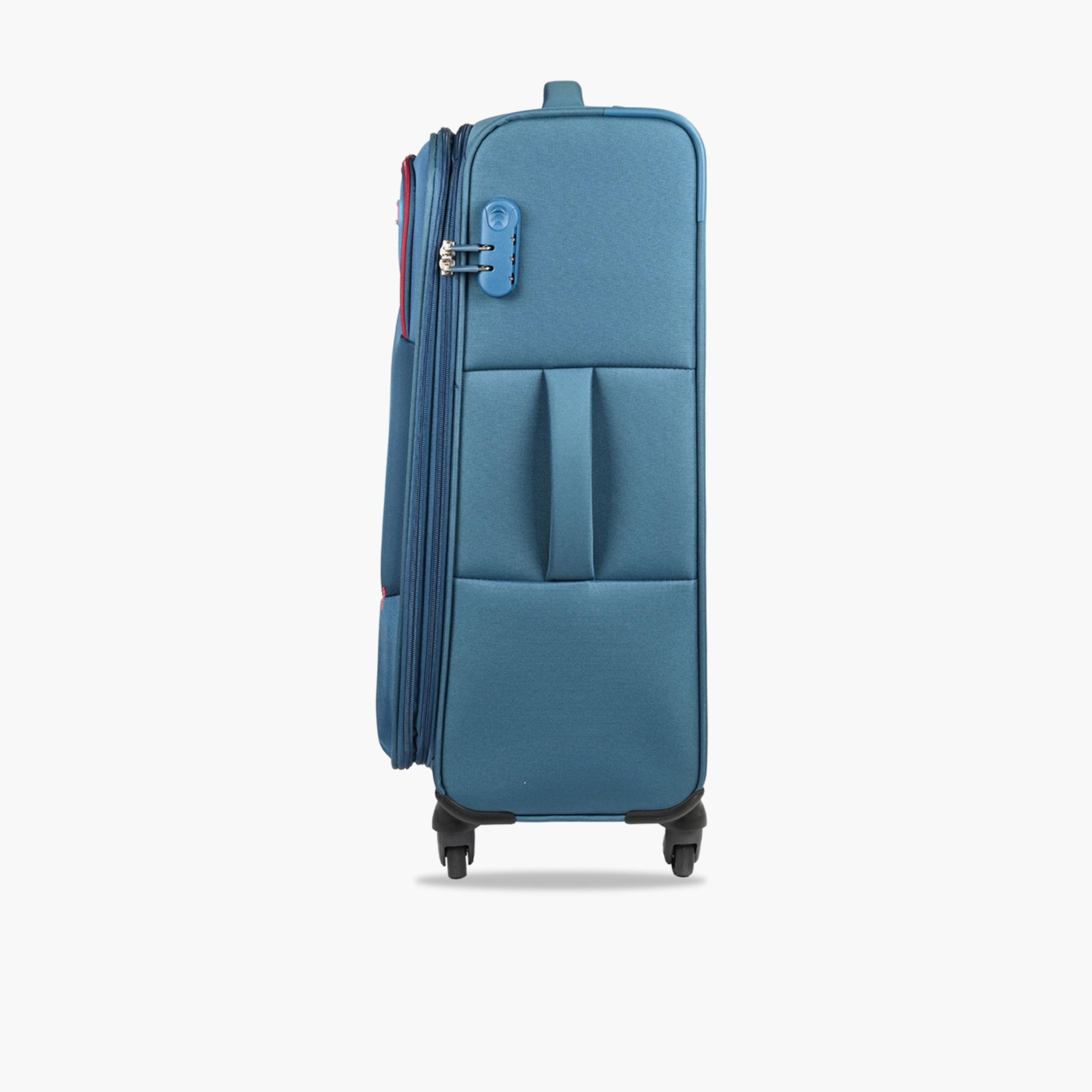American Tourister Mystic 66 CM Medium Check-In Polyester Soft-Sided 4-Wheeler Spinner Trolley Bag with Combination Lock-travel-luggagesandbags-luggage-image-9