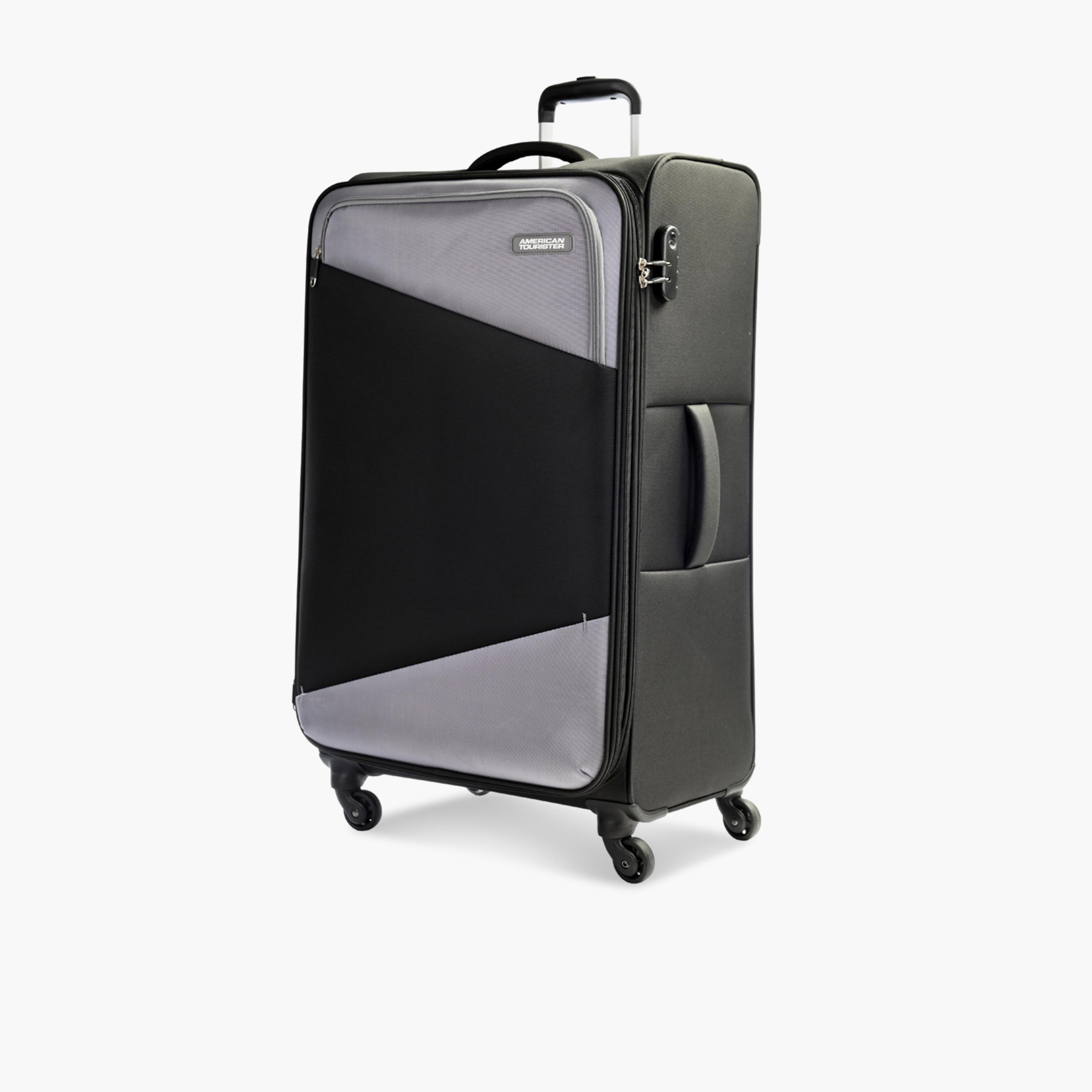 American Tourister Mystic 76 CM Large Check-In Polyester Soft-Sided 4-Wheeler Spinner Trolley Bag with Combination Lock-travel-luggagesandbags-luggage-image-1
