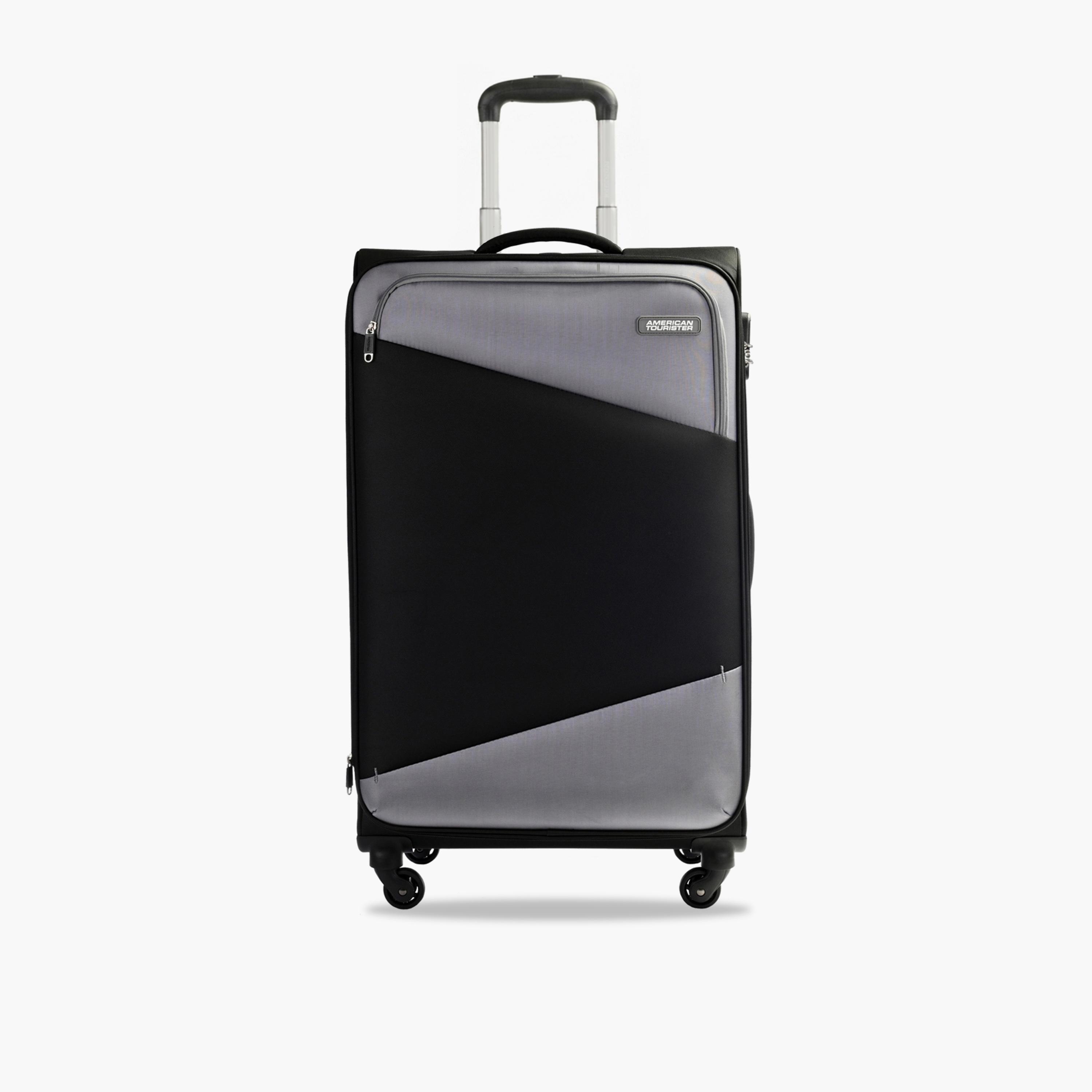 American Tourister Mystic 76 CM Large Check-In Polyester Soft-Sided 4-Wheeler Spinner Trolley Bag with Combination Lock-travel-luggagesandbags-luggage-image-5