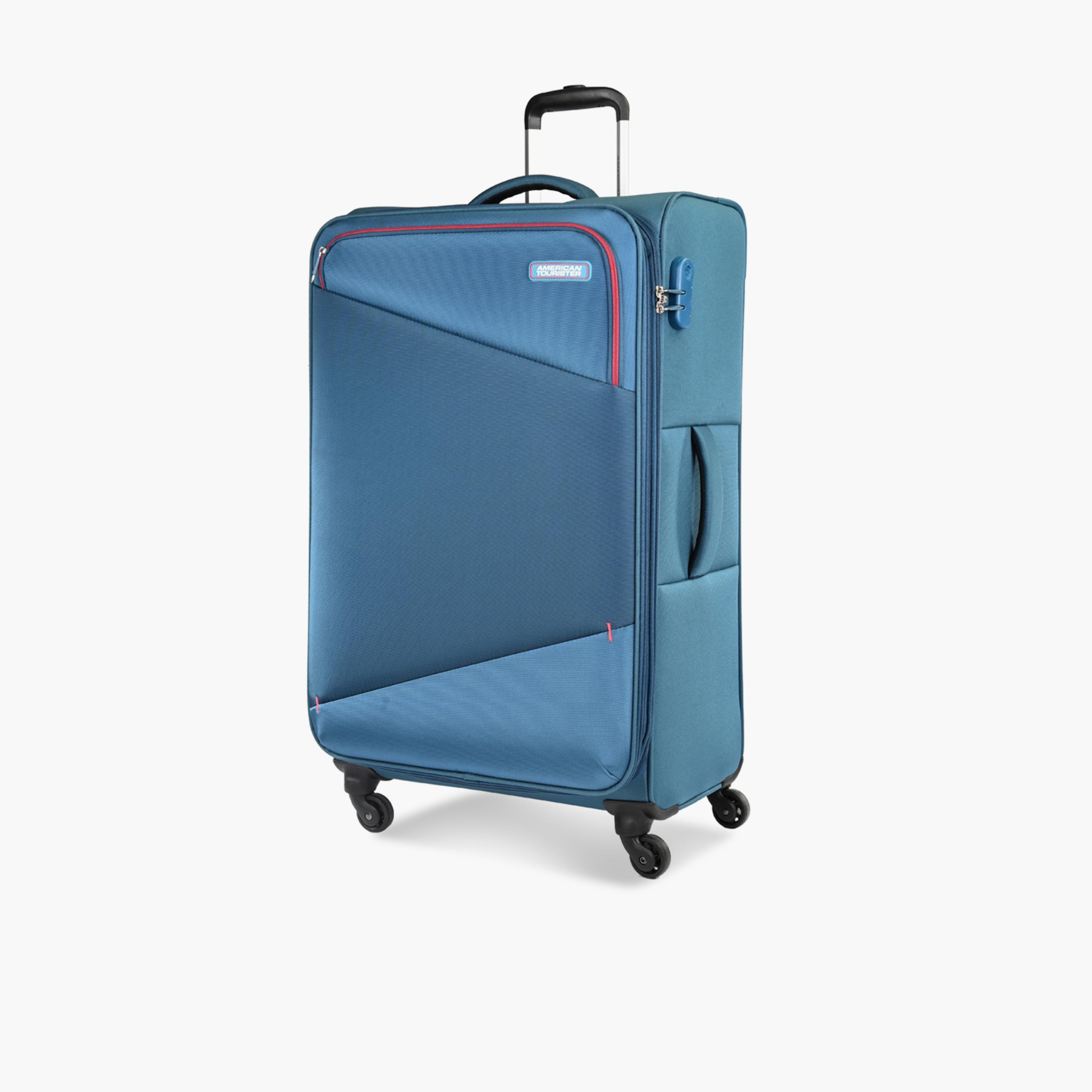 American Tourister Mystic 76 CM Large Check-In Polyester Soft-Sided 4-Wheeler Spinner Trolley Bag with Combination Lock-travel-luggagesandbags-luggage-image-1