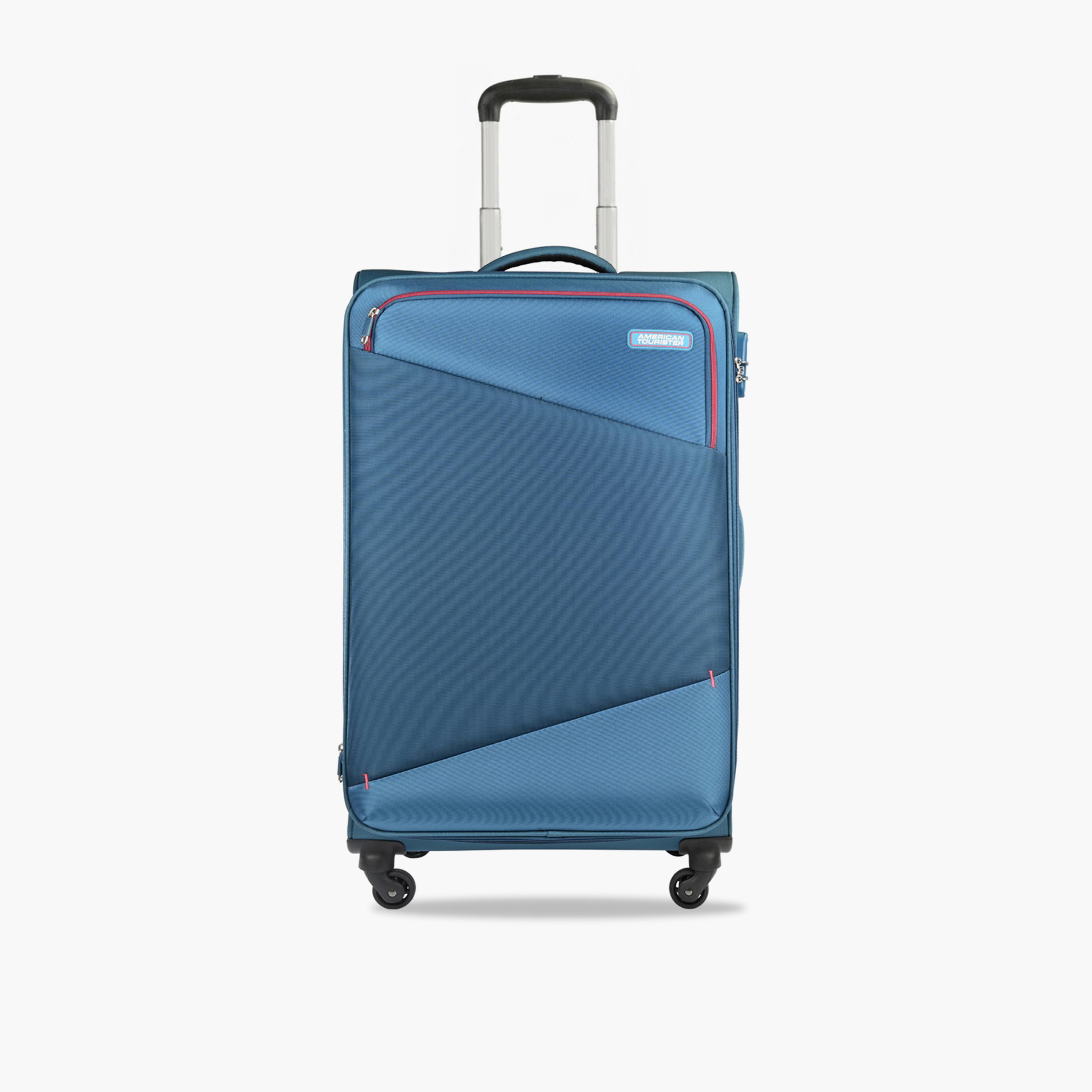 American Tourister Mystic 76 CM Large Check-In Polyester Soft-Sided 4-Wheeler Spinner Trolley Bag with Combination Lock-travel-luggagesandbags-luggage-image-5