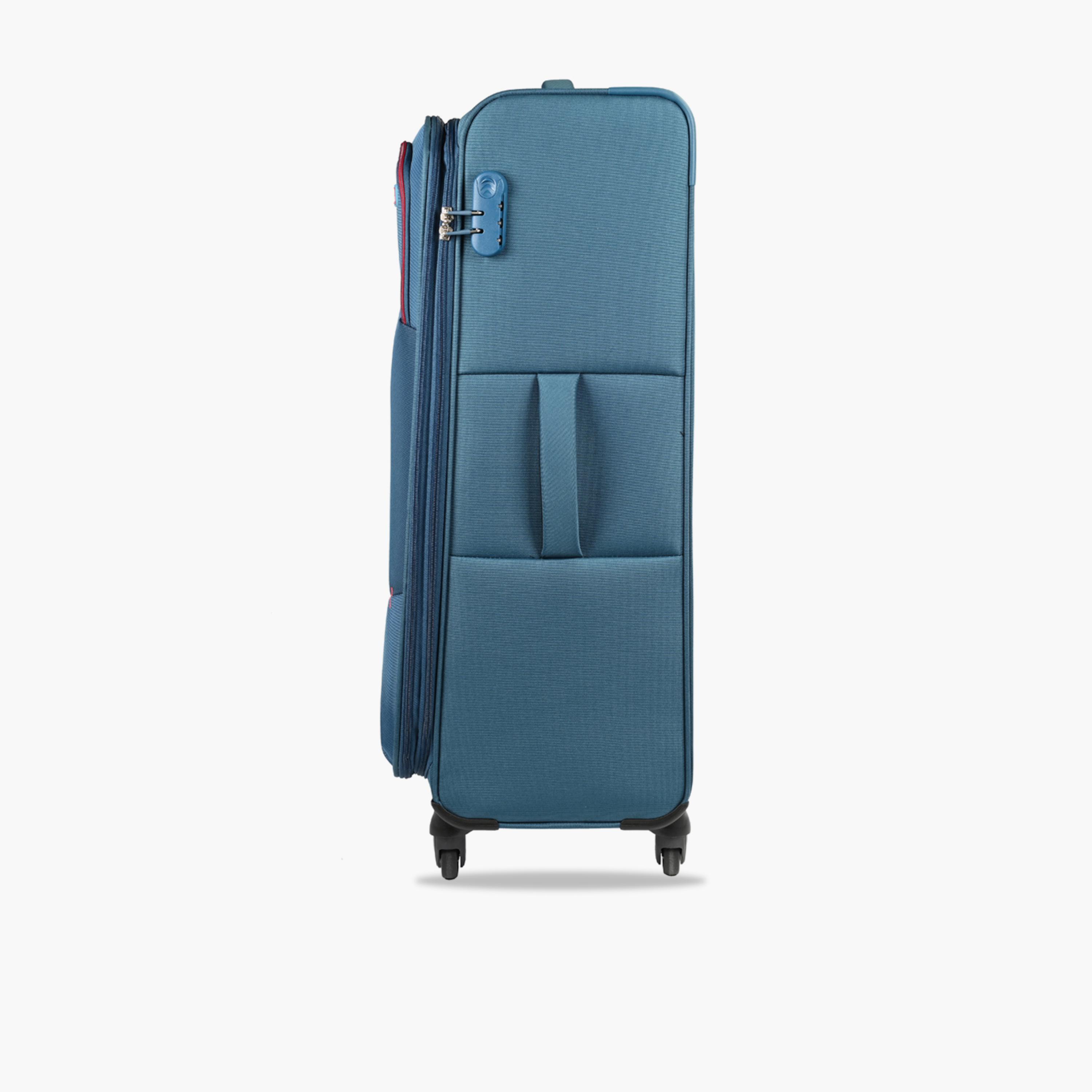 American Tourister Mystic 76 CM Large Check-In Polyester Soft-Sided 4-Wheeler Spinner Trolley Bag with Combination Lock-travel-luggagesandbags-luggage-image-9