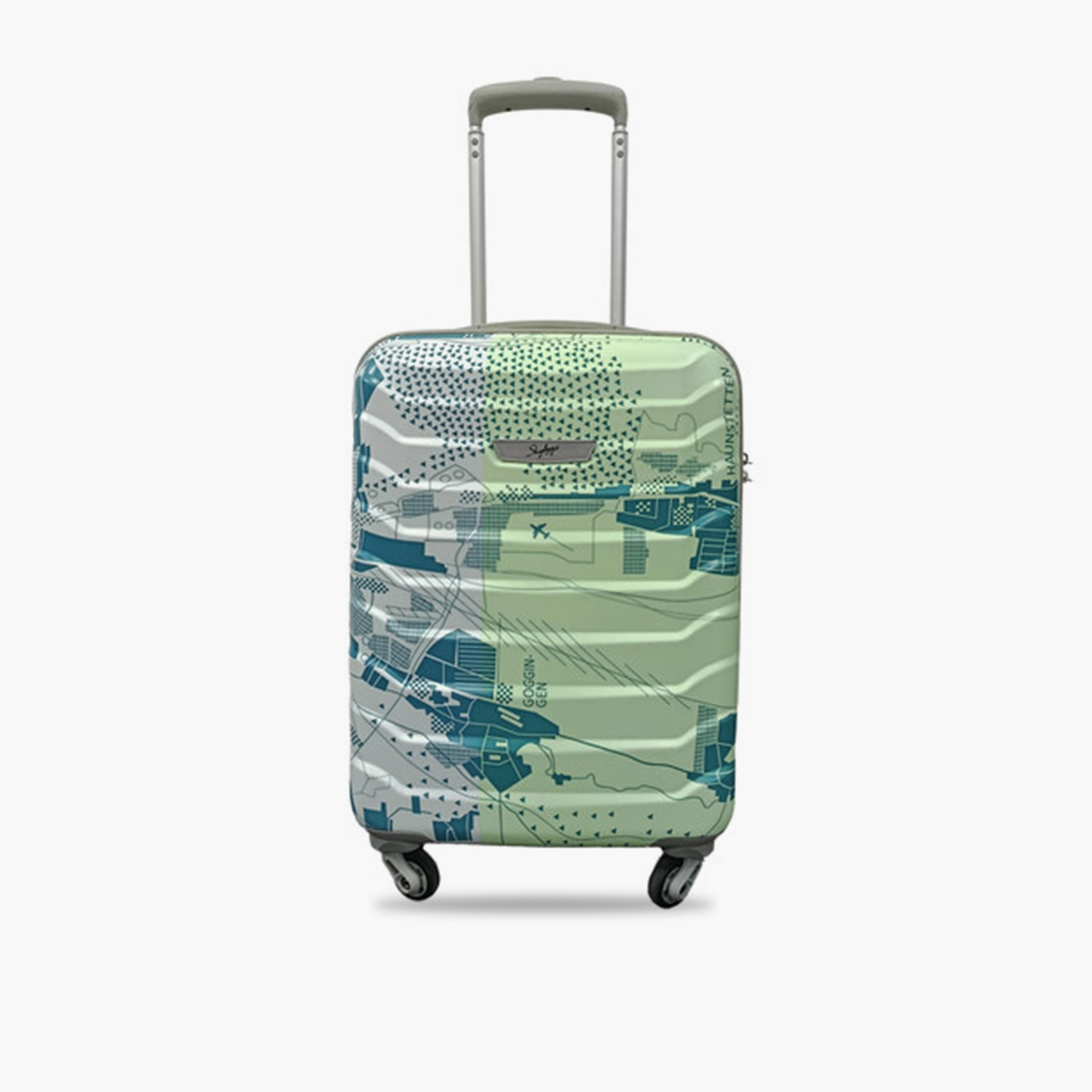 Skybags TROOPER 55 CM Small Cabin Polycarbonate with ABS Hard-Sided 4-Wheeler Spinner Trolley Bag with Combination Lock-travel-luggagesandbags-luggage-image-5