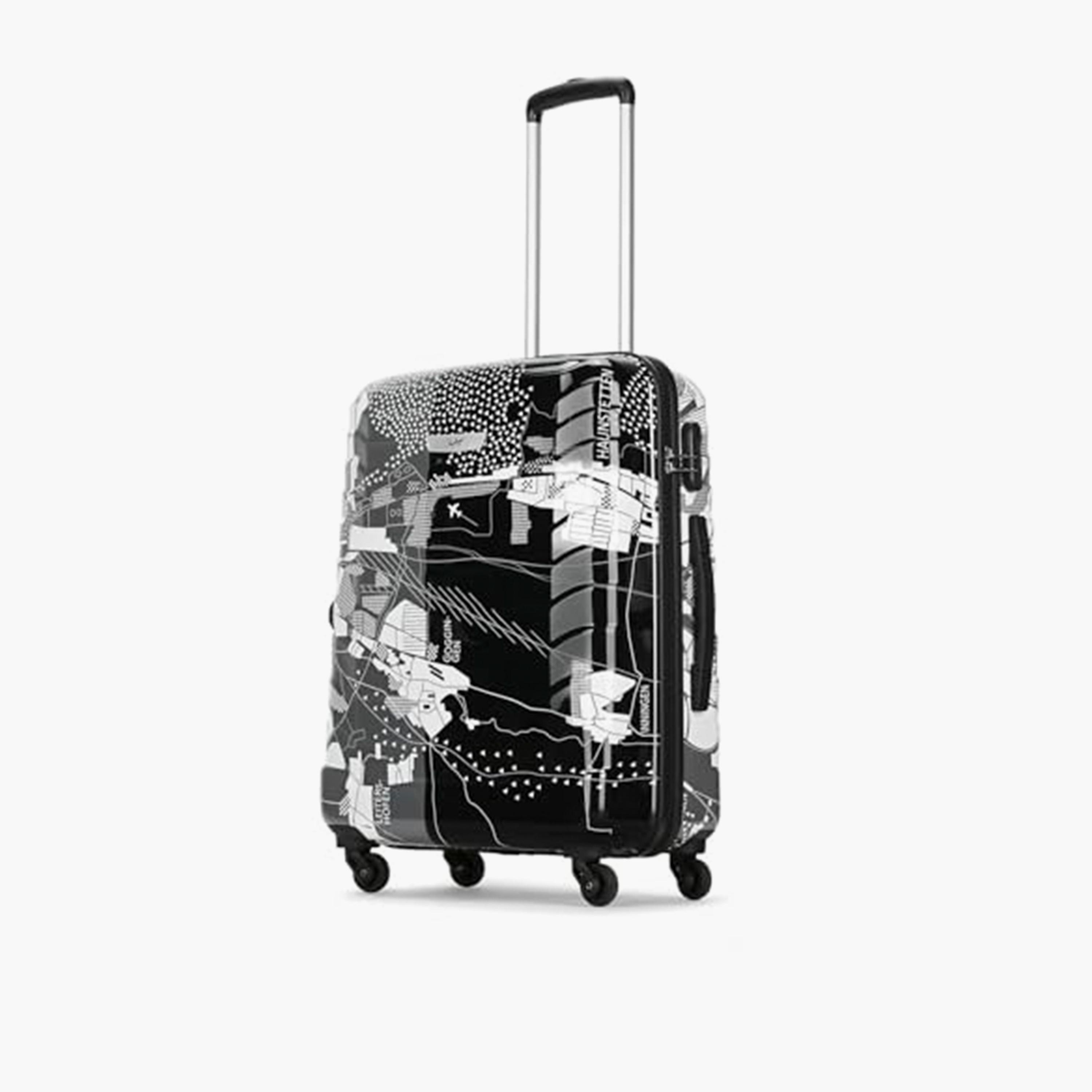 Skybags TROOPER 65 CM Medium Check-In Polycarbonate with ABS Hard-Sided 4-Wheeler Spinner Trolley Bag with Combination Lock-travel-luggagesandbags-luggage-image-1