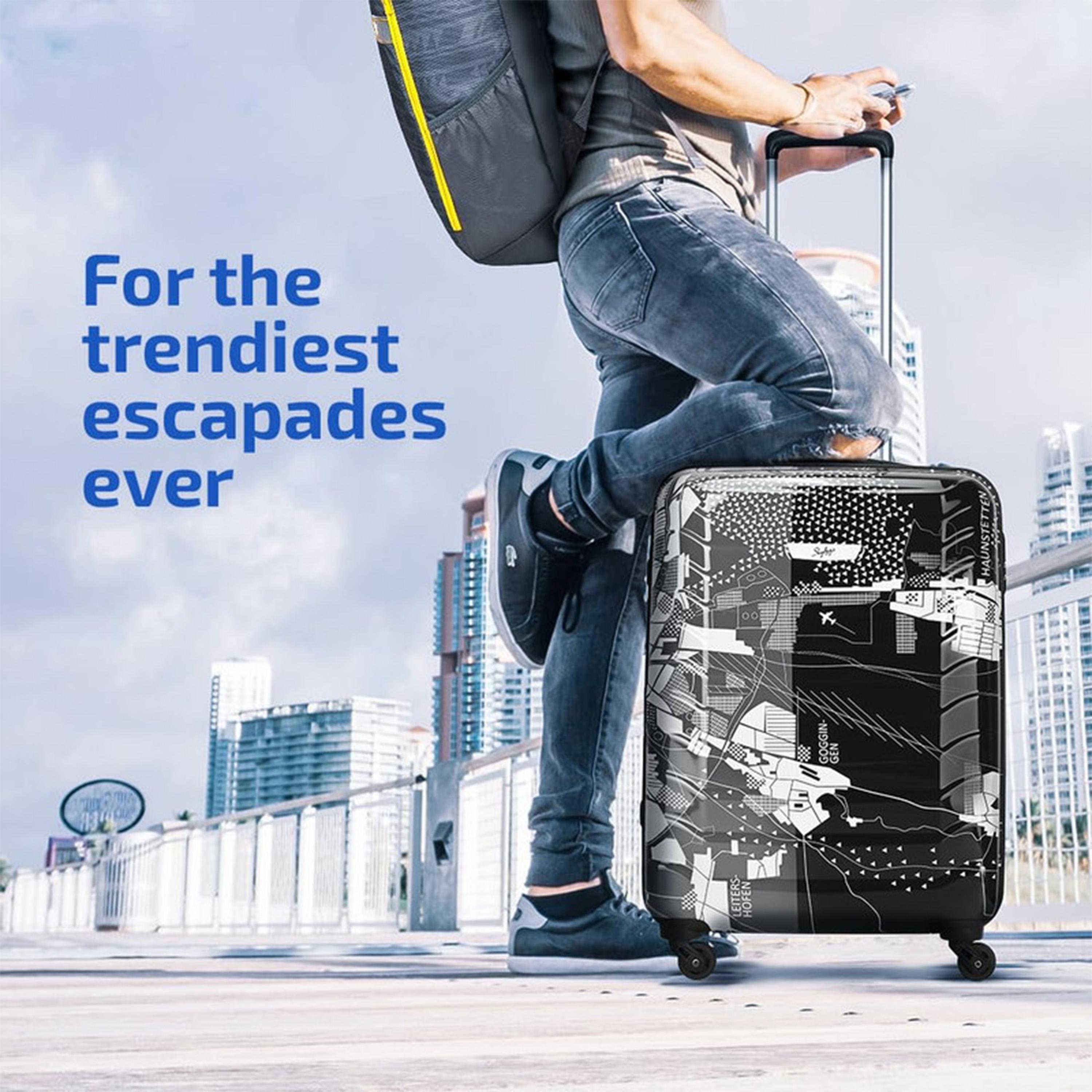 Skybags TROOPER 65 CM Medium Check-In Polycarbonate with ABS Hard-Sided 4-Wheeler Spinner Trolley Bag with Combination Lock-travel-luggagesandbags-luggage-image-11
