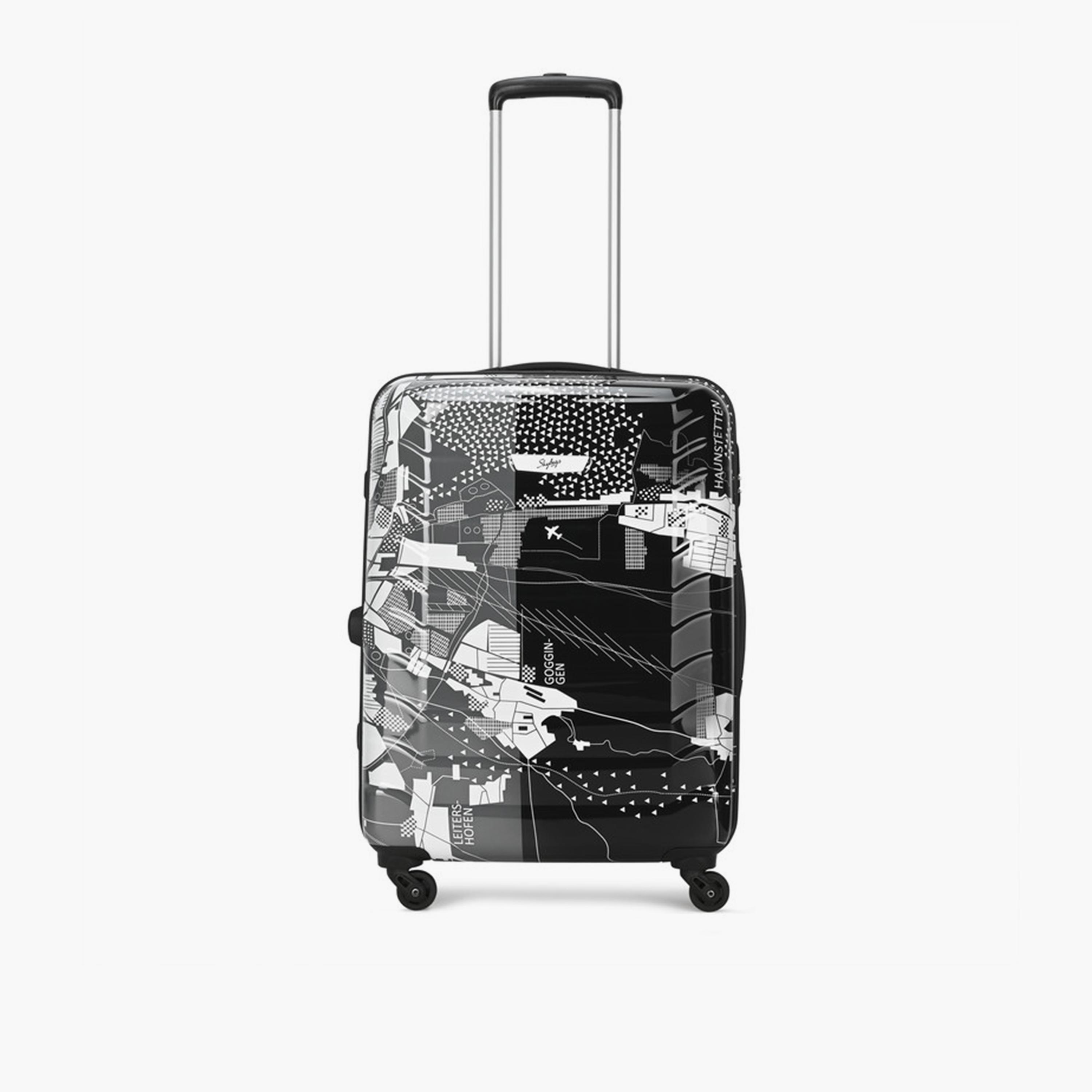 Skybags TROOPER 65 CM Medium Check-In Polycarbonate with ABS Hard-Sided 4-Wheeler Spinner Trolley Bag with Combination Lock-travel-luggagesandbags-luggage-image-4