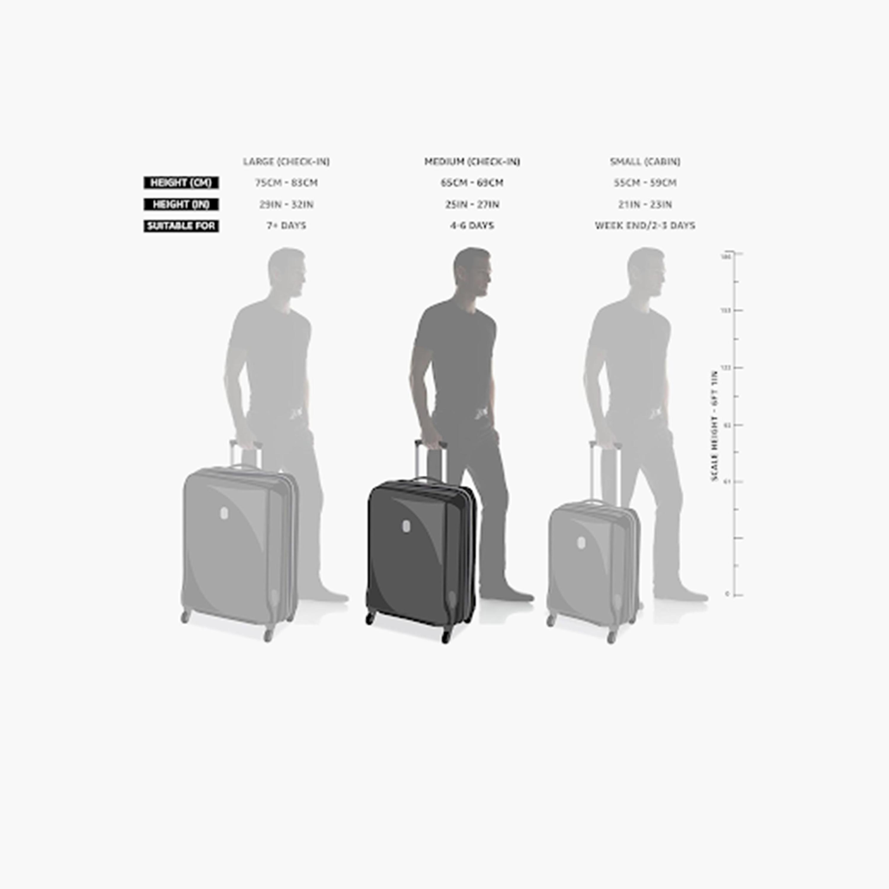 Skybags TROOPER 65 CM Medium Check-In Polycarbonate with ABS Hard-Sided 4-Wheeler Spinner Trolley Bag with Combination Lock-travel-luggagesandbags-luggage-image-5