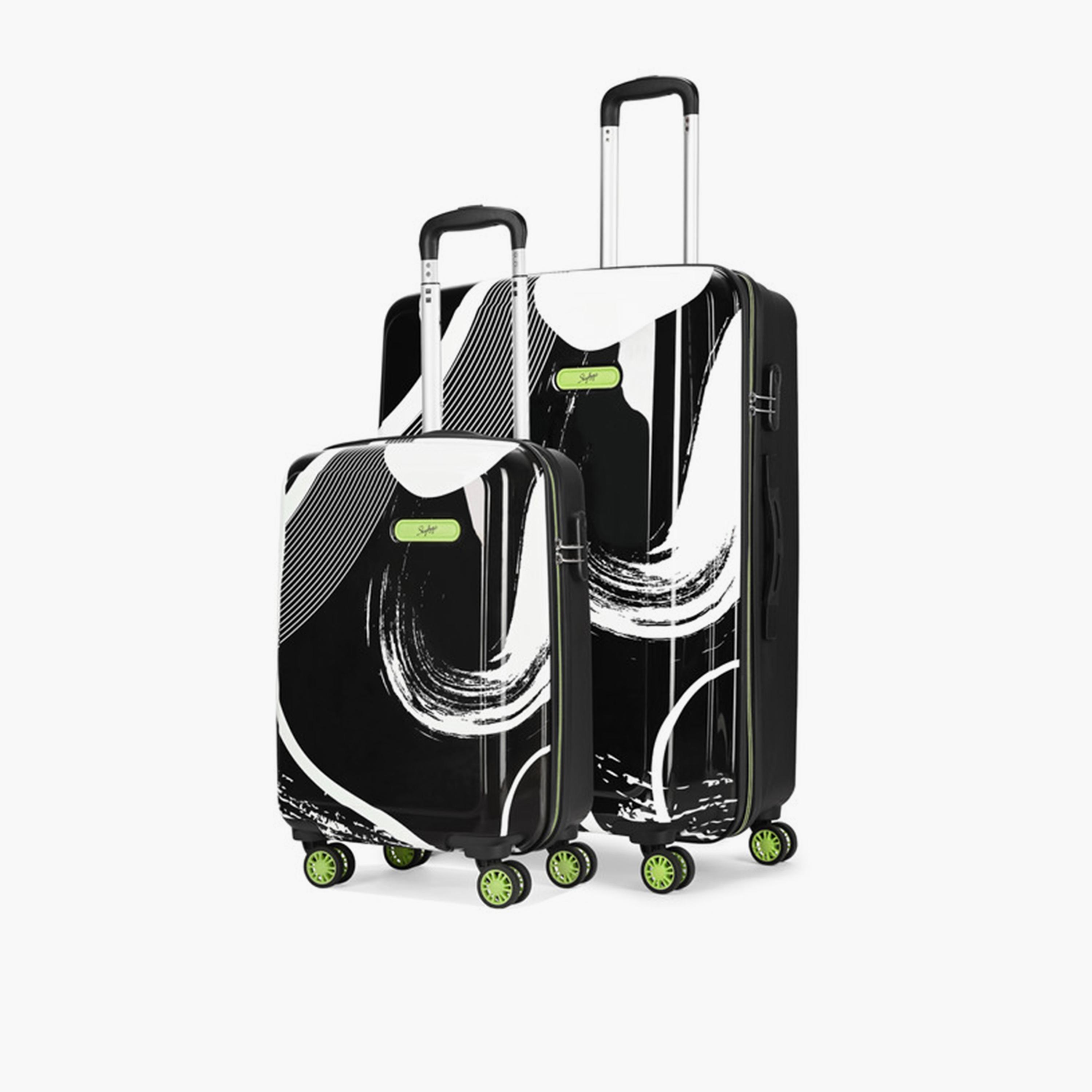 Skybags SPLASH Set of 2 Polypropylene Hard-Sided 4-Wheeler Spinner Trolley Bags with Combination Lock-travel-luggagesandbags-luggage-image-1