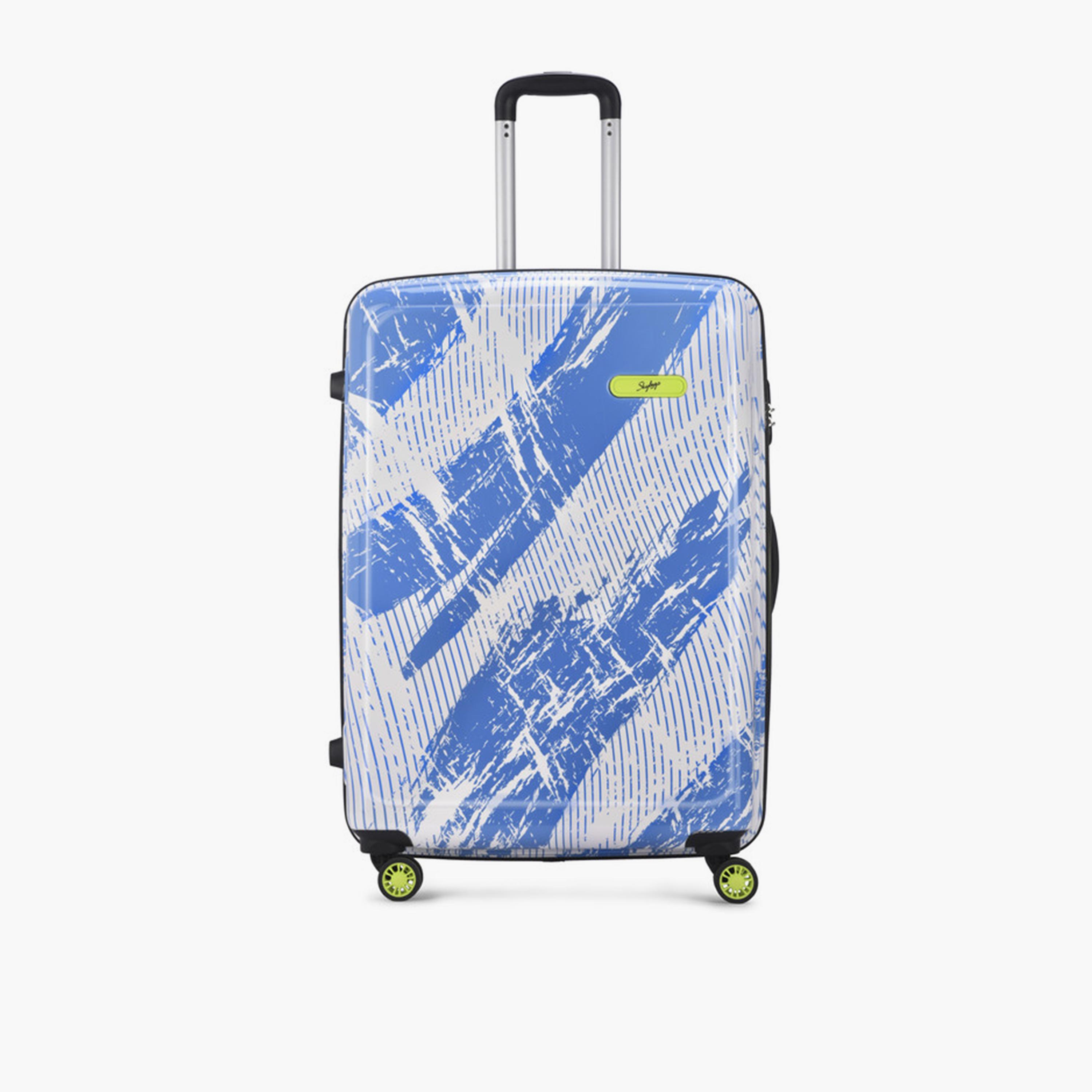 Skybags STROKE NEO 75 CM Large Check-In Polypropylene Hard-Sided 4-Wheeler Spinner Trolley Bag with Combination Lock-travel-luggagesandbags-luggage-image-5
